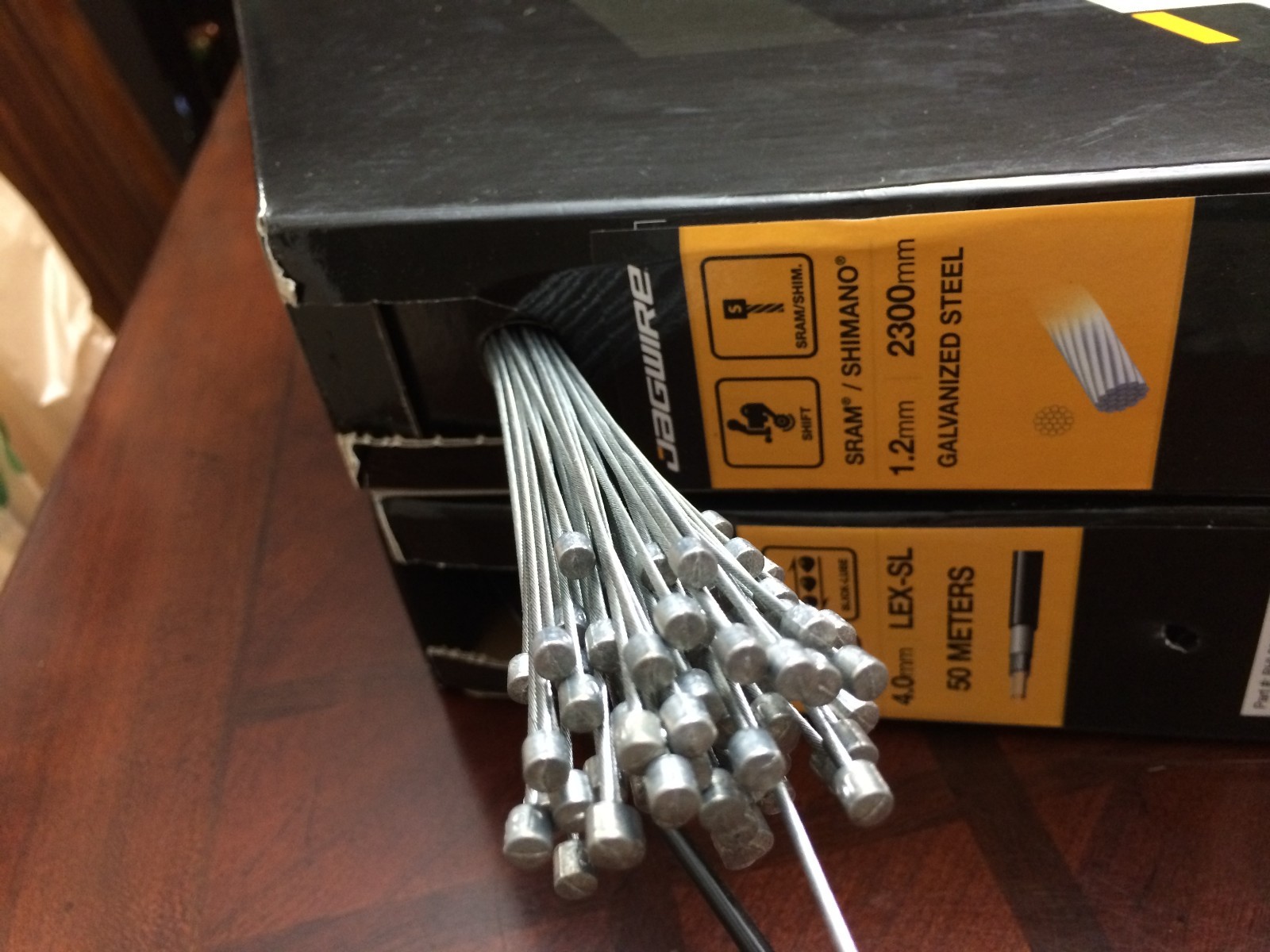 JAGWIRE MOUNTAIN Galvanzed Shifter / Derailleur Bike Cables – SRAM / Shimano MTB