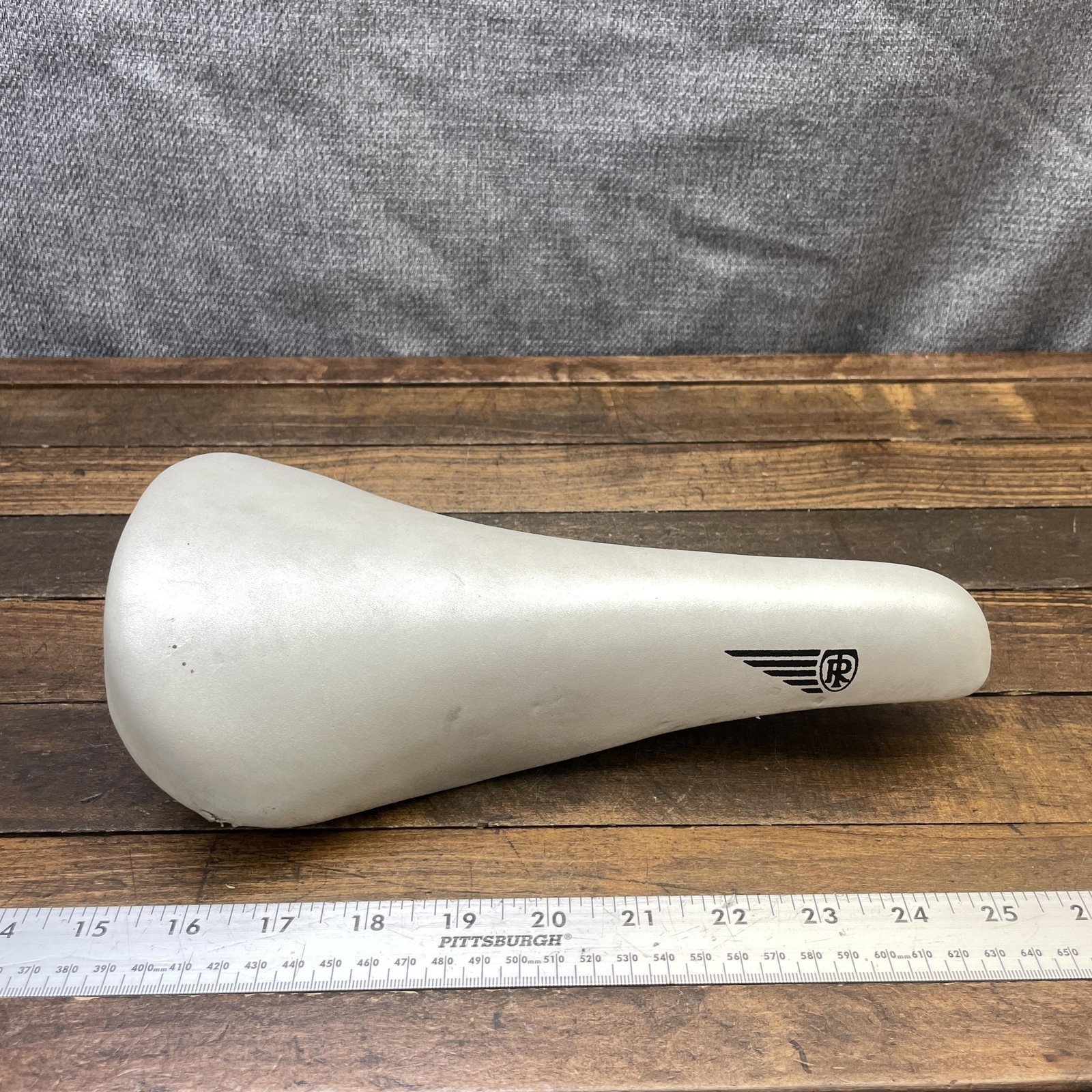 Vintage Ritchey Logic Saddle White 90s MTB Seat TR Tom Ritchey Mountain