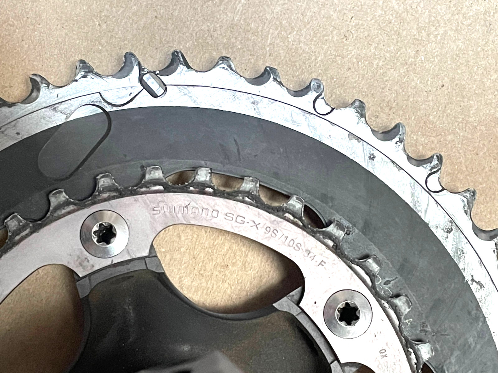 Shimano Dura Ace FC-7950 50-34t Double Crankset 175mm