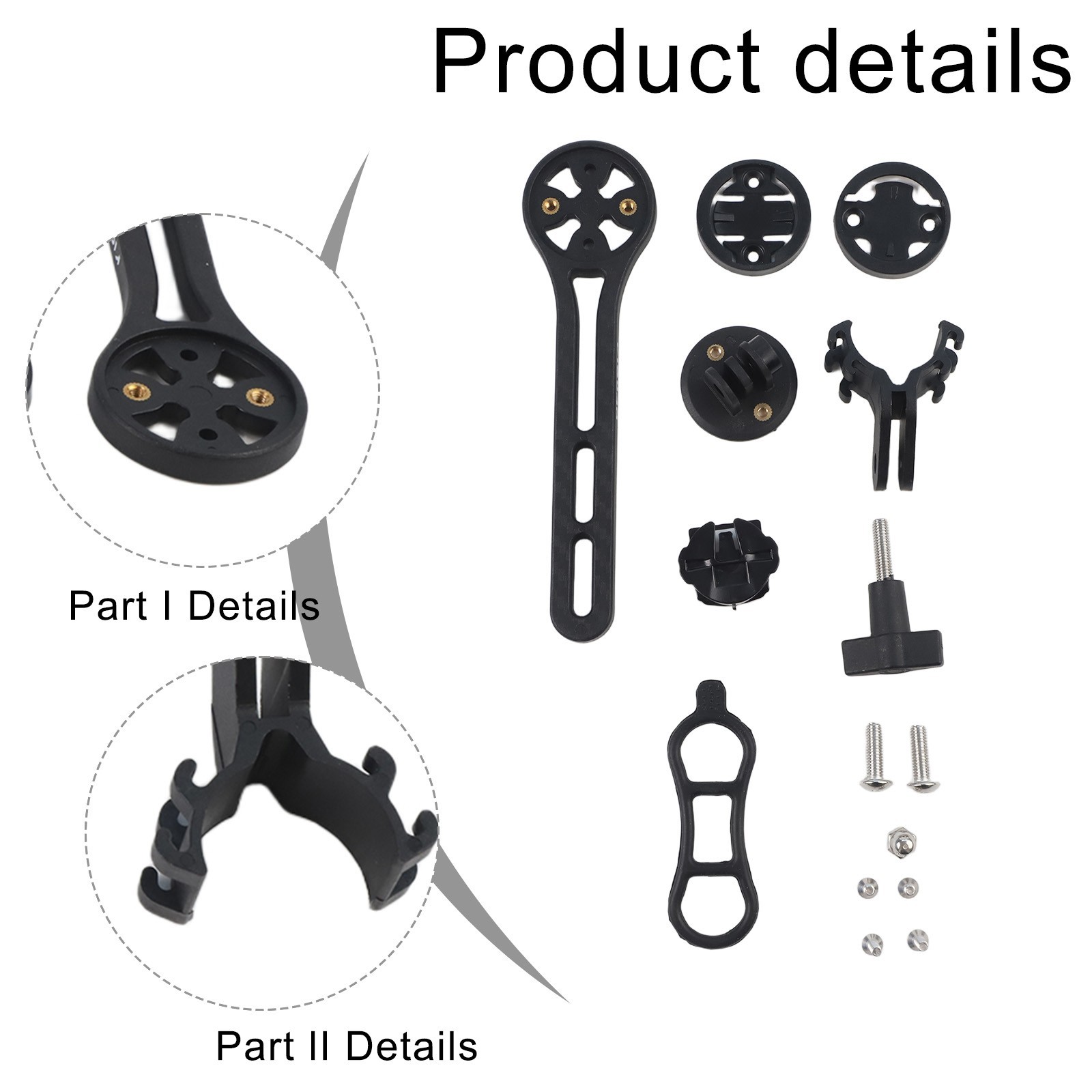 Cycling Accessories Bike Computer Mount 180-Degree Adjustability Light Holder