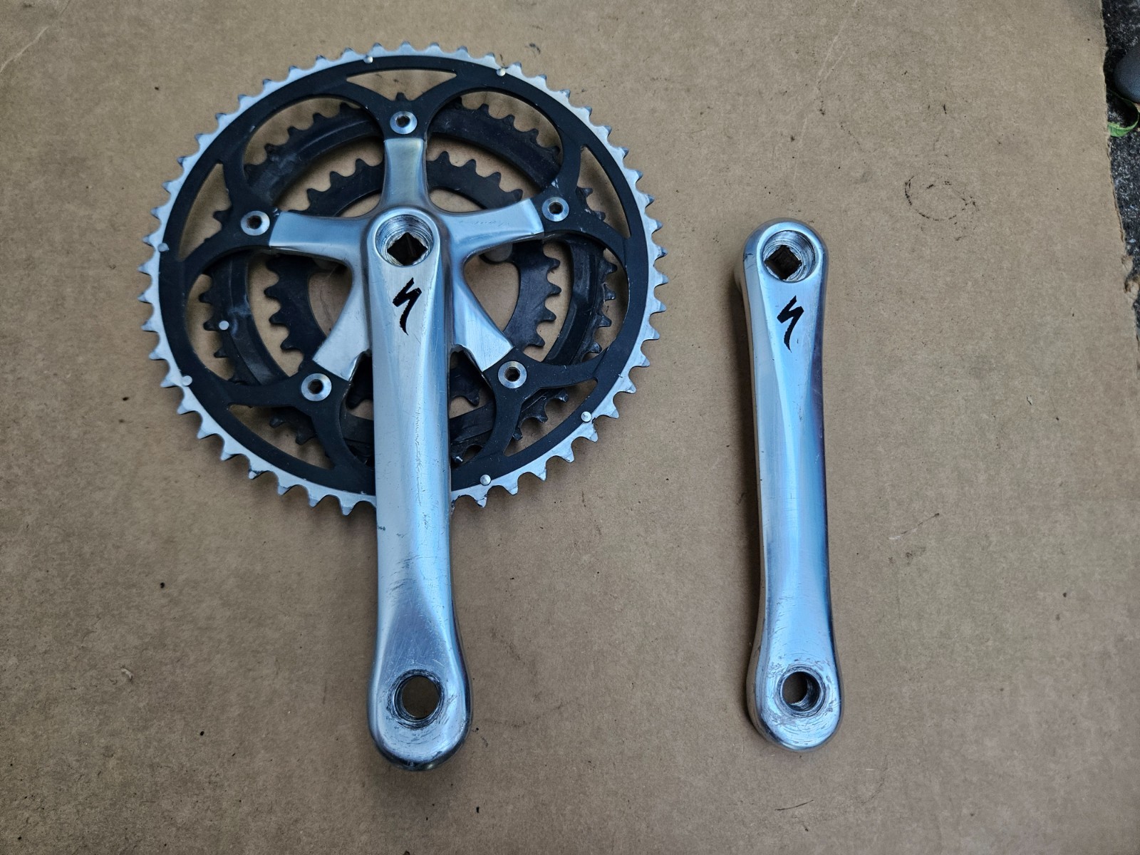 Specialized Triple Road Touring Crankset 170mm 52/42/30 S Crown Square Taper