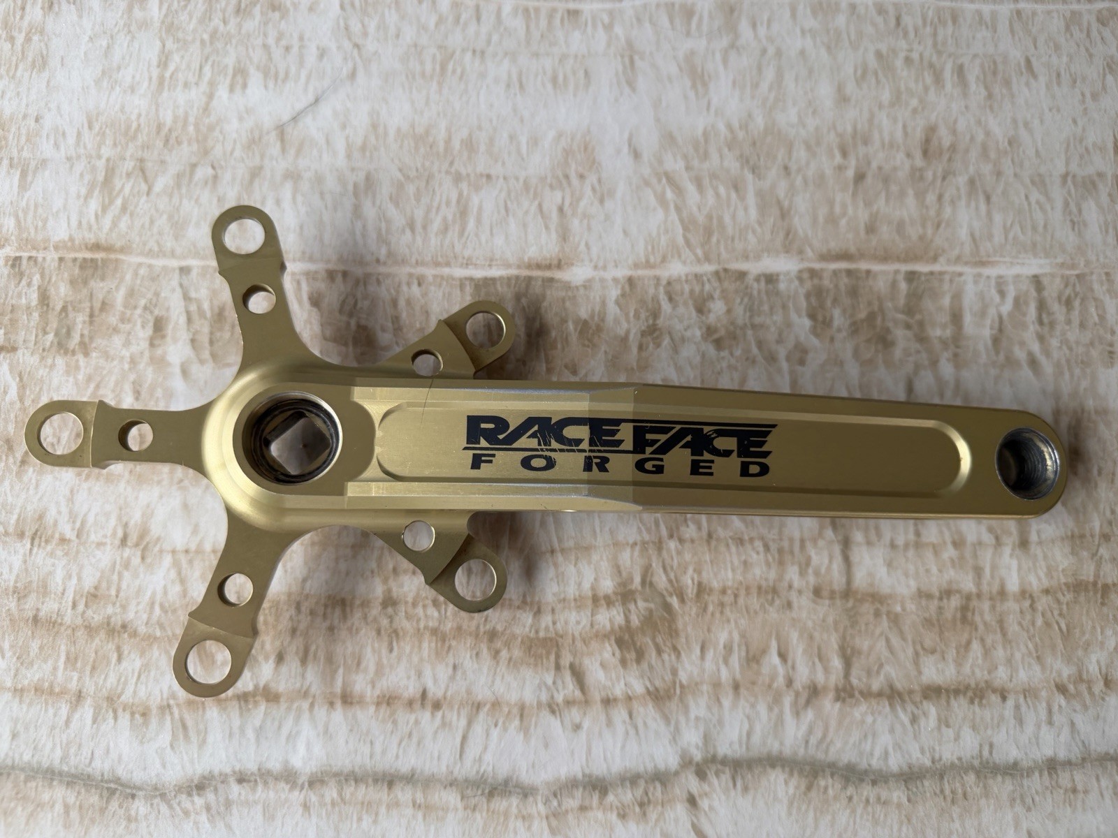 Rare RaceFace Forged GOLD turbine Cranks Vintage 90’s