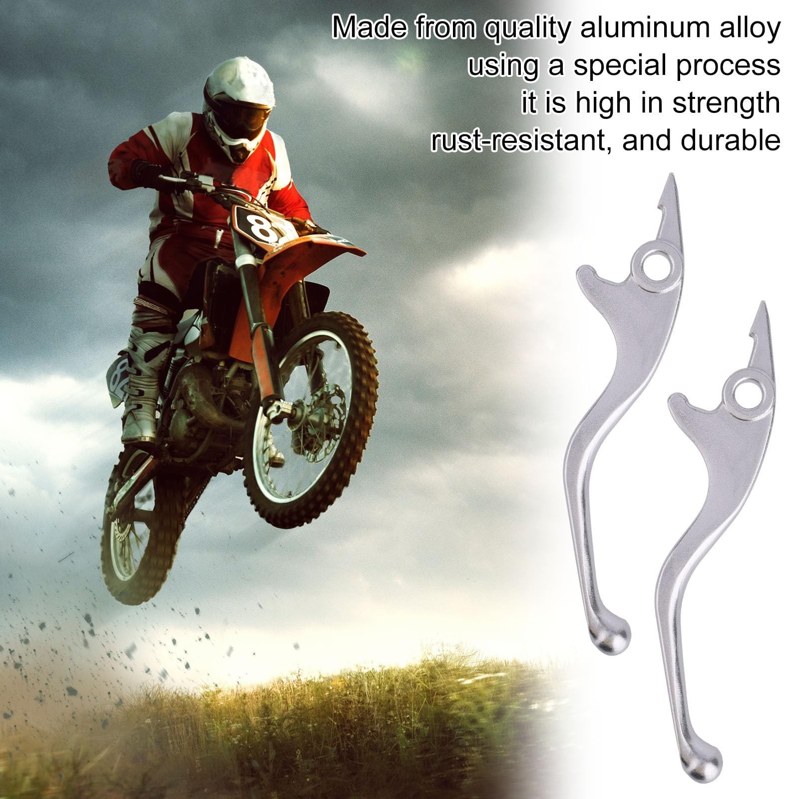 1 Pair Left Right Handbrake Levers Universal Bicycle Brake Handle Replacement