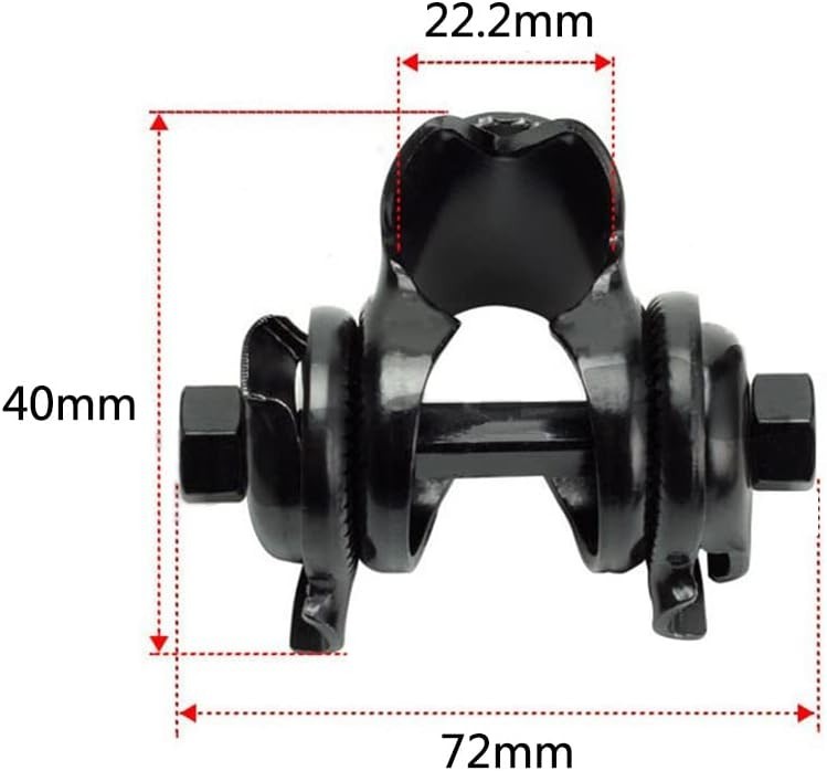 Bike Seat Clamp – Durable Alloy Steel Adapter for Standard Rail Saddles