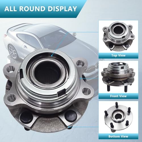 2 PCS 513296 Front Wheel Hub and Bearing Assembly Fit for 2007-2021 Pair 513296
