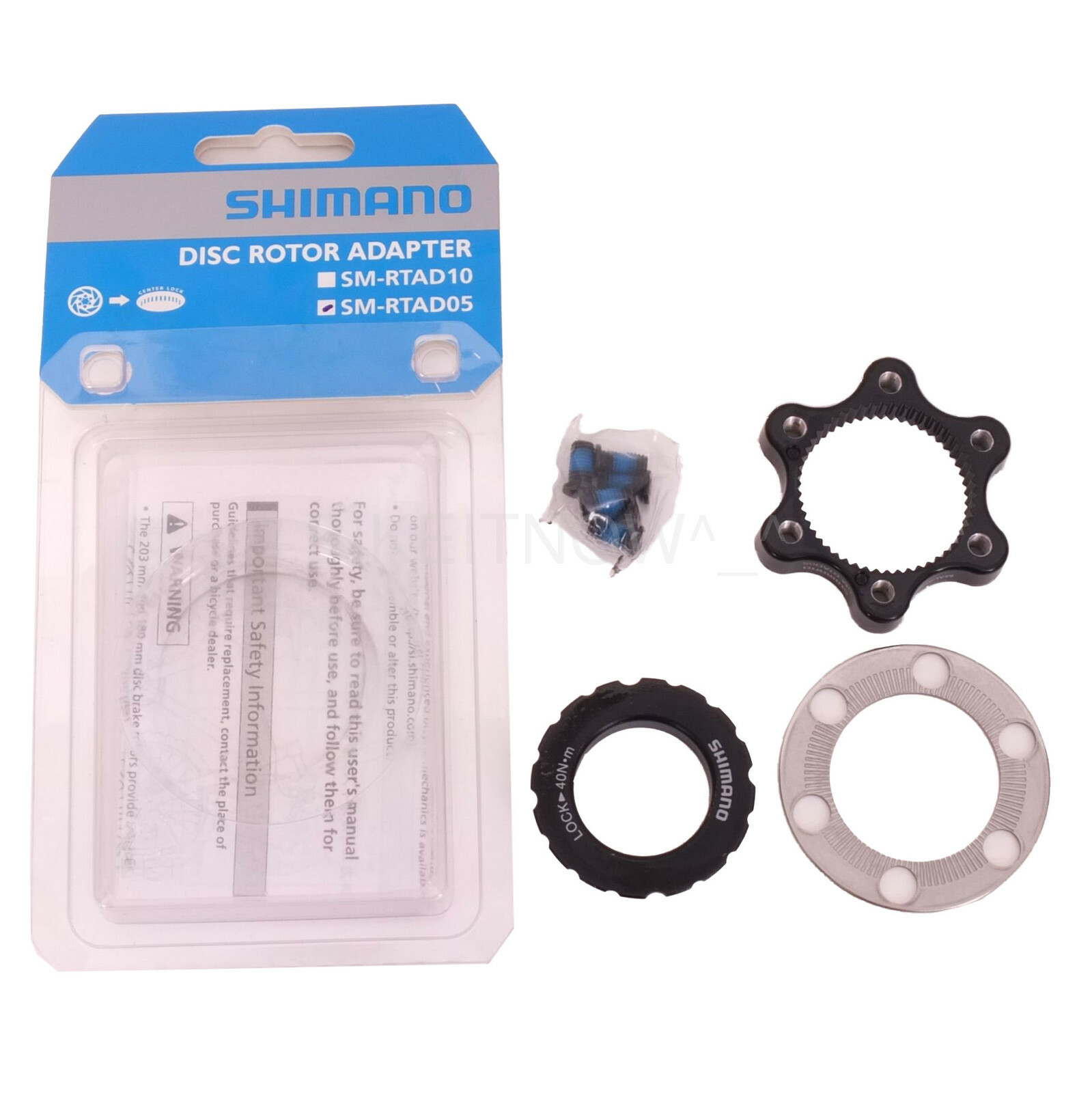 New Shimano Bike Center Lock to 6 Bolt Disc Rotor HUB Adapter SM-RTAD05