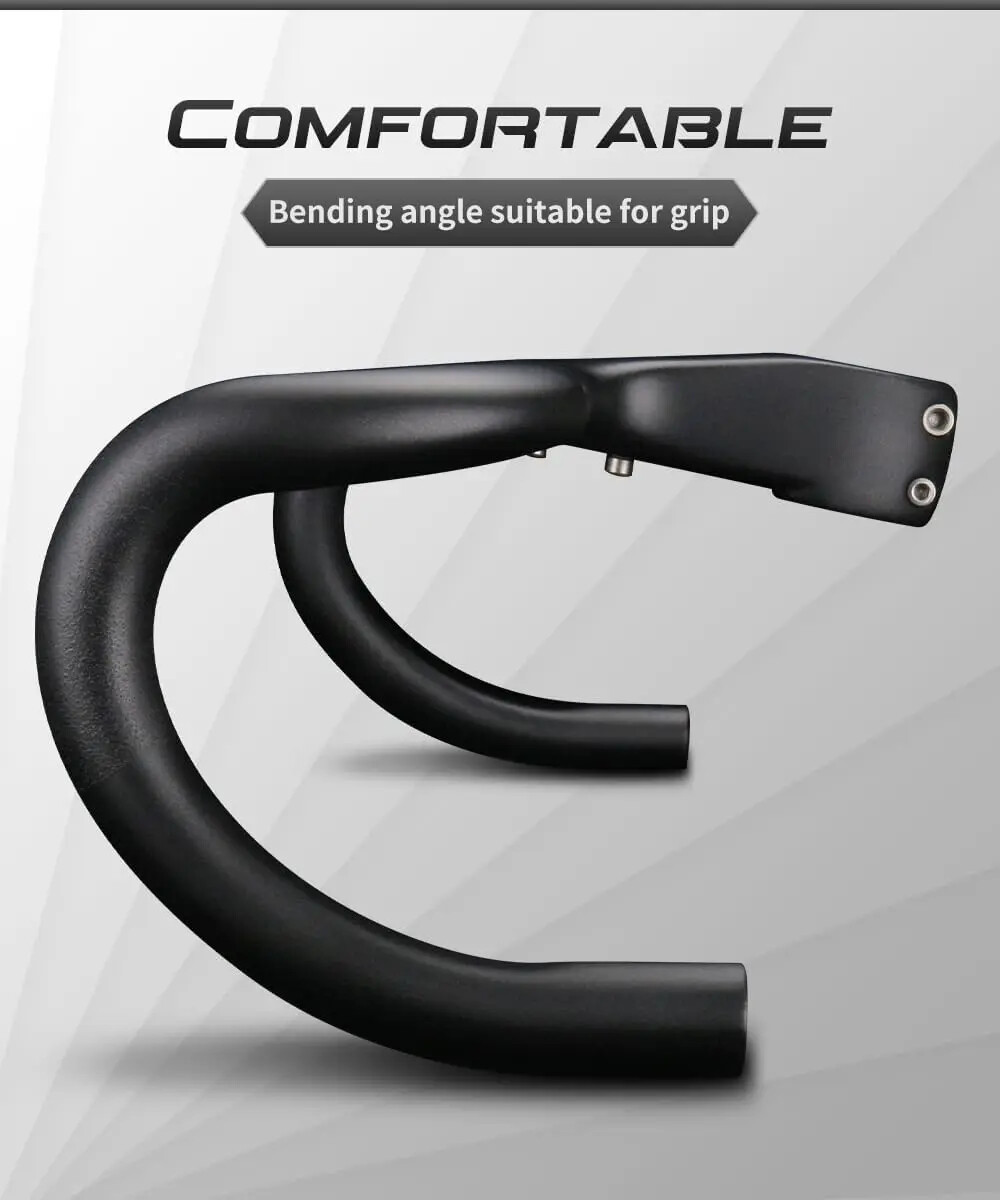 Carbon Road Bike Handlebars UD Matte Carbon Fiber Handlebars 400/420/440mm