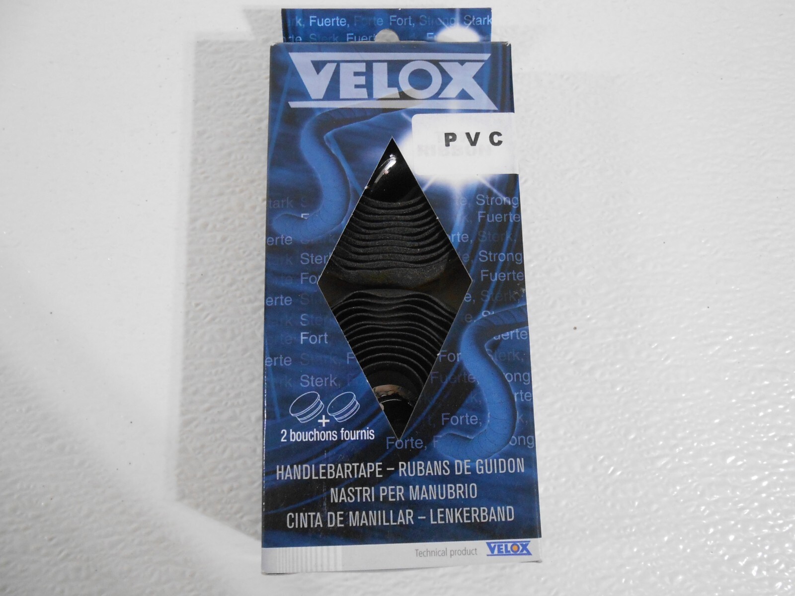 VELOX PVC Handlebar Wrap Handle Bar Tape Black for Drop Bars 10 Speed eroica