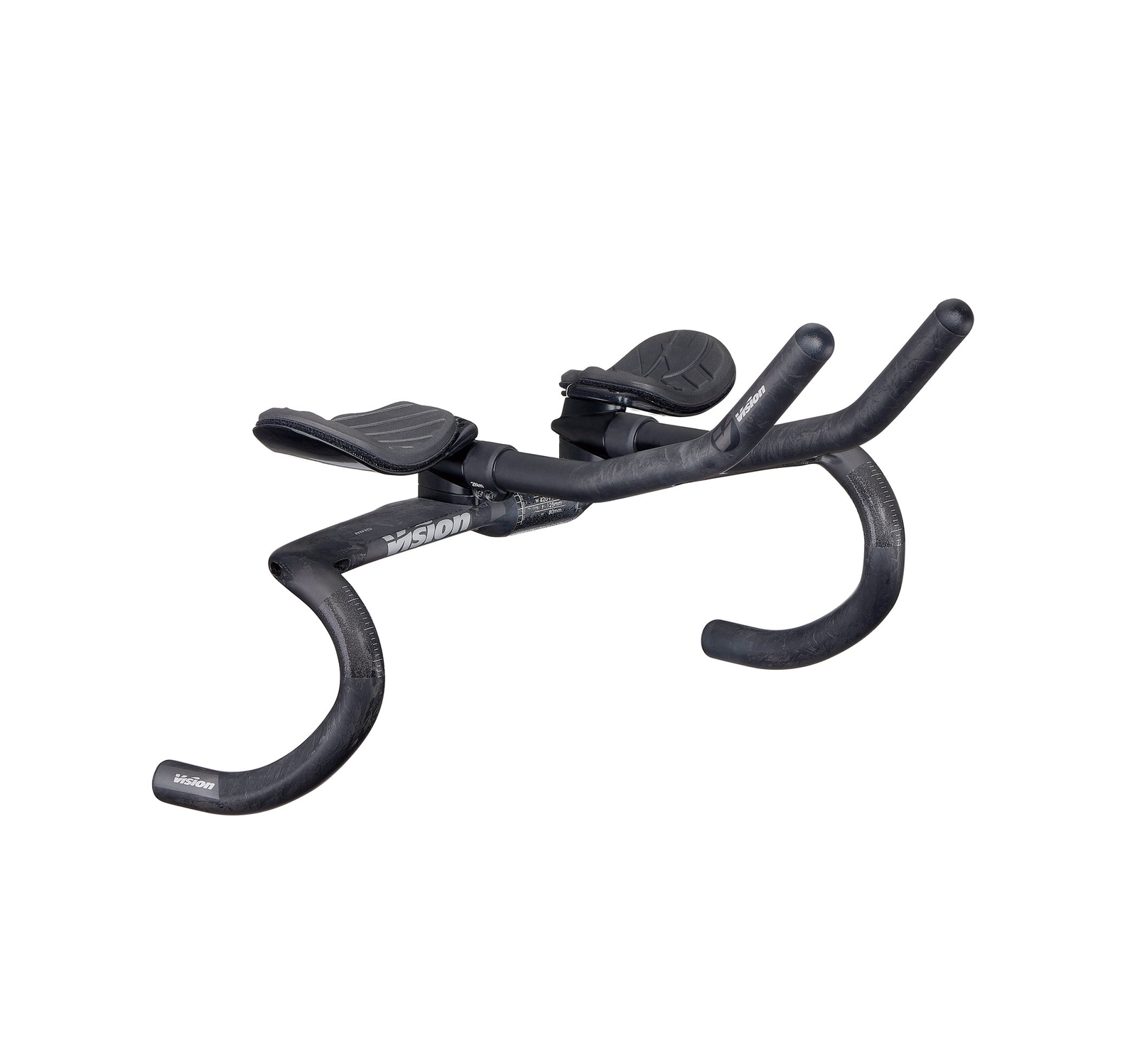 Vision Vision Hb Metron 4D Flat M.A.S. Gray Di2 J-Bend 40Cm V18 Road, Track