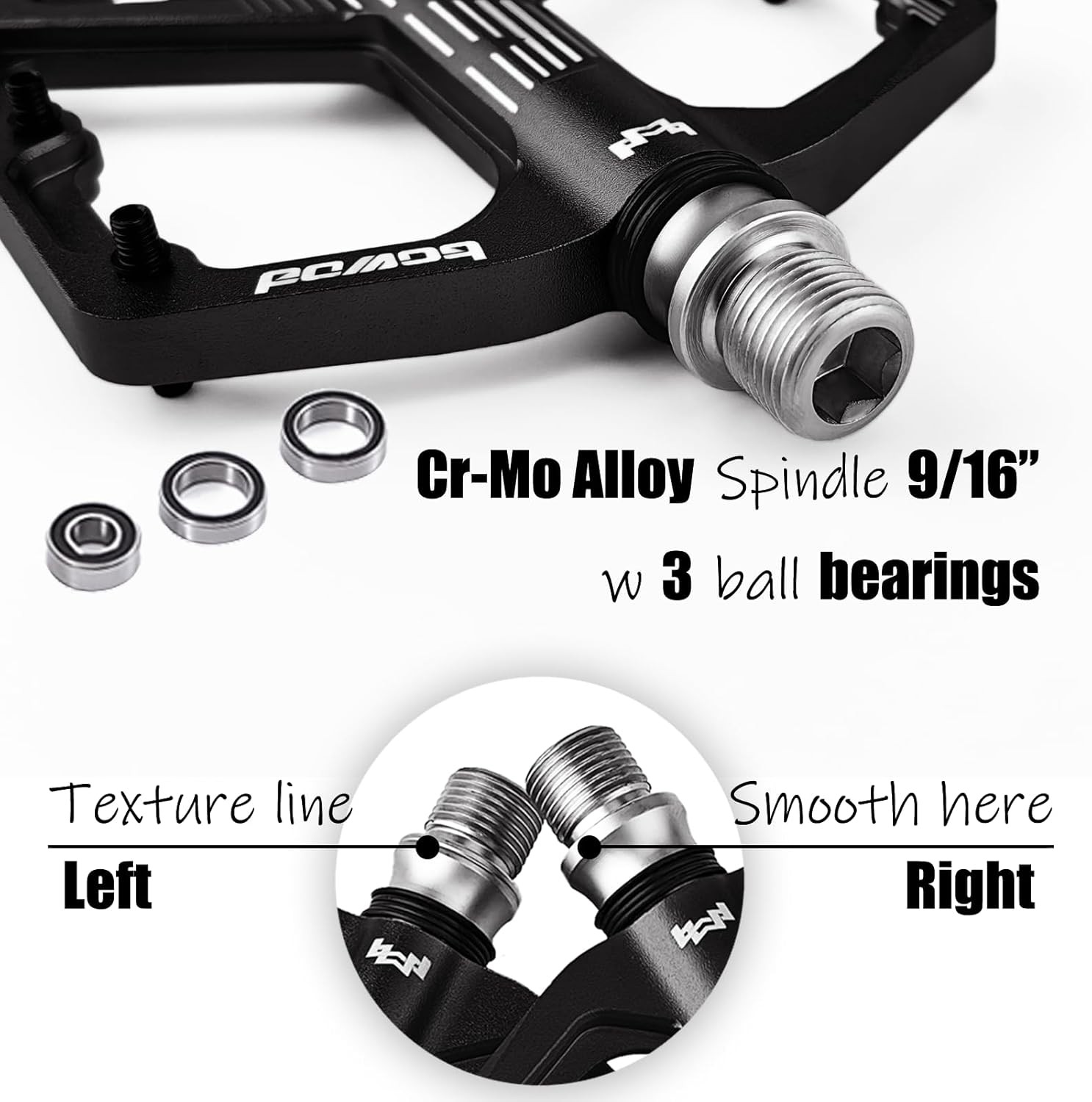 Lightweight CNC Aluminum Alloy Flat MTB and Gravel Bike Pedals Set