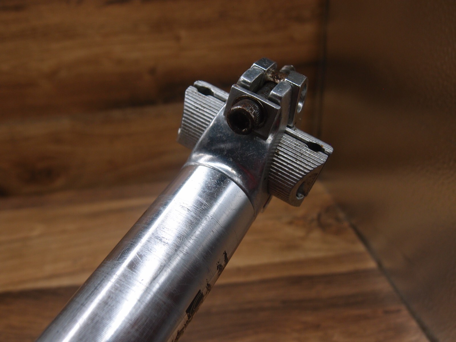 1998 MTB plain seatpost ZANZI POST by JD Components 31.6 mm