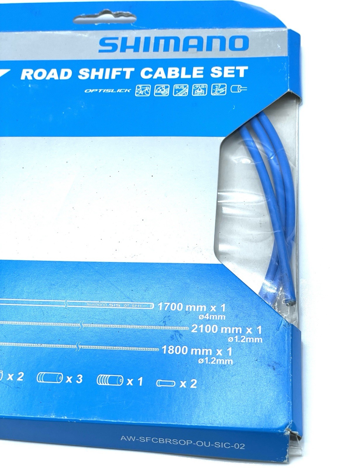 Shimano Road Optislick Shift Cable Set – Blue