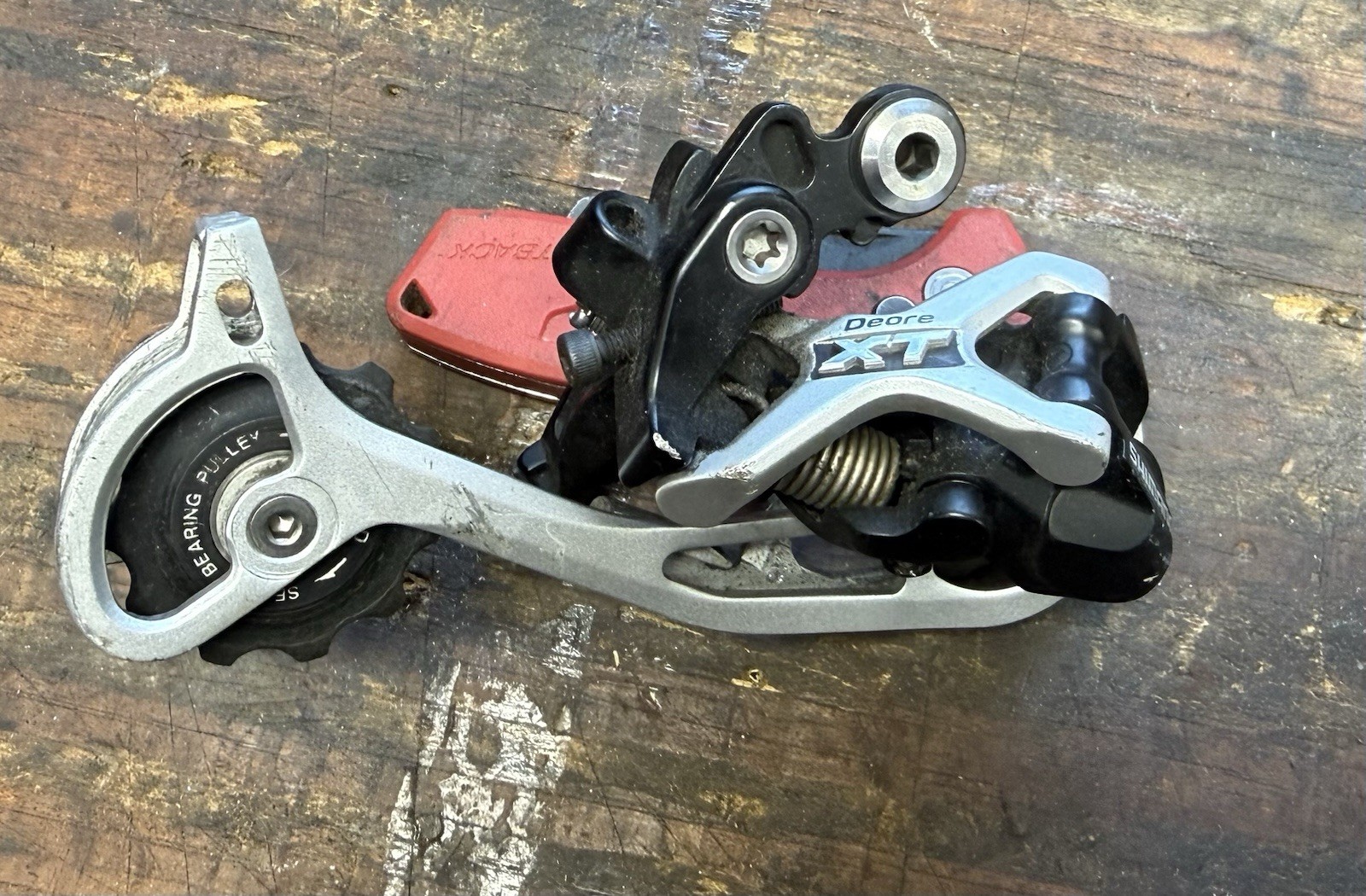 Shimano XT Shadow Rear Derailleur, RD-M772, Long Cage, Vintage Deore 9 Speed