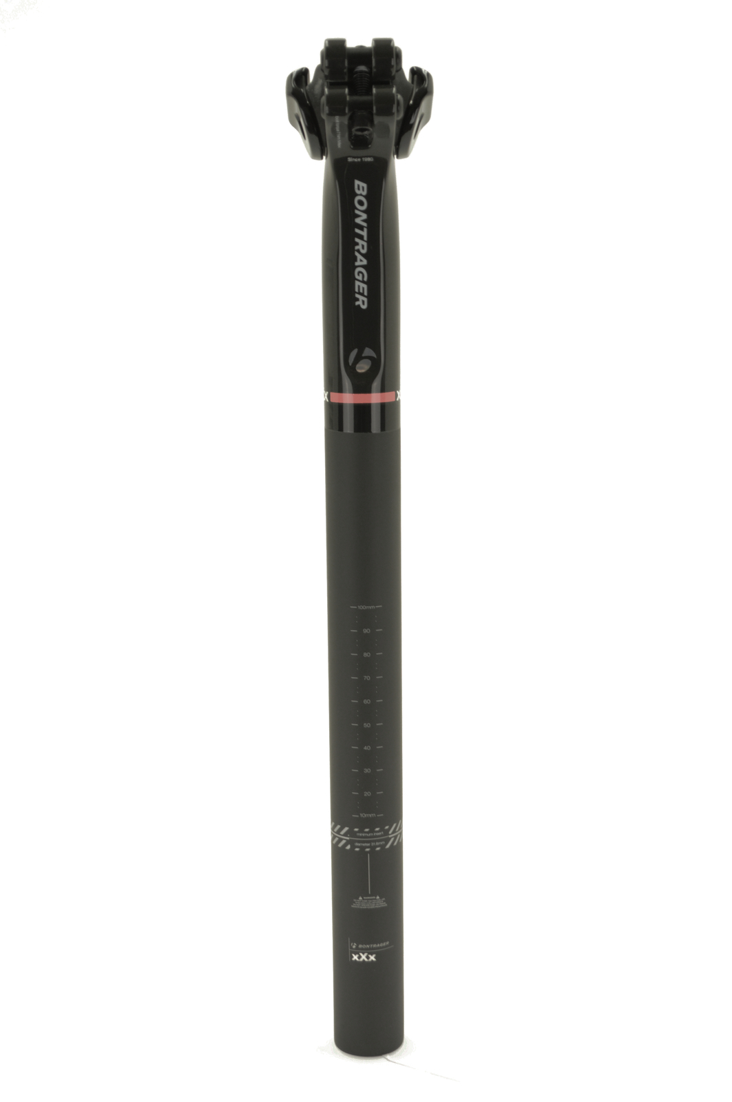 Bontrager XXX Road MTB Bike Carbon Seatpost // 31.6 x 400mm 7×10 0mm Offset