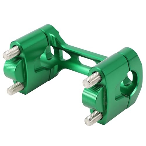 Dirt Bike Handlebar Risers 7/8» Handle Bar Clamp CNC for KLX 110 KLX110 green
