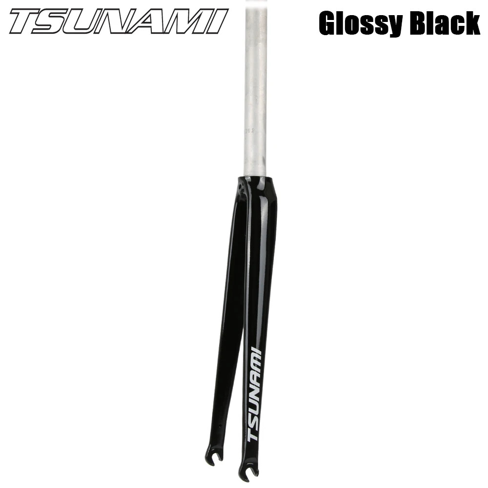 Road Bicycle Front Fork C-clip Brake 700*23/25C Bicycle Hard Fork Matte/Glossy