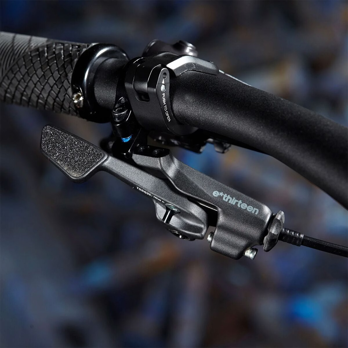 e*thirteen components Vario 1x Dropper Lever Stealth Black, MatchMaker, Cable &