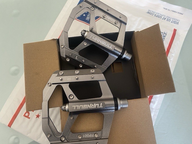 Turnbull Components Bicycle Pedals DU Bearing MTB Road Bike Pedals 9/16″ A Pair