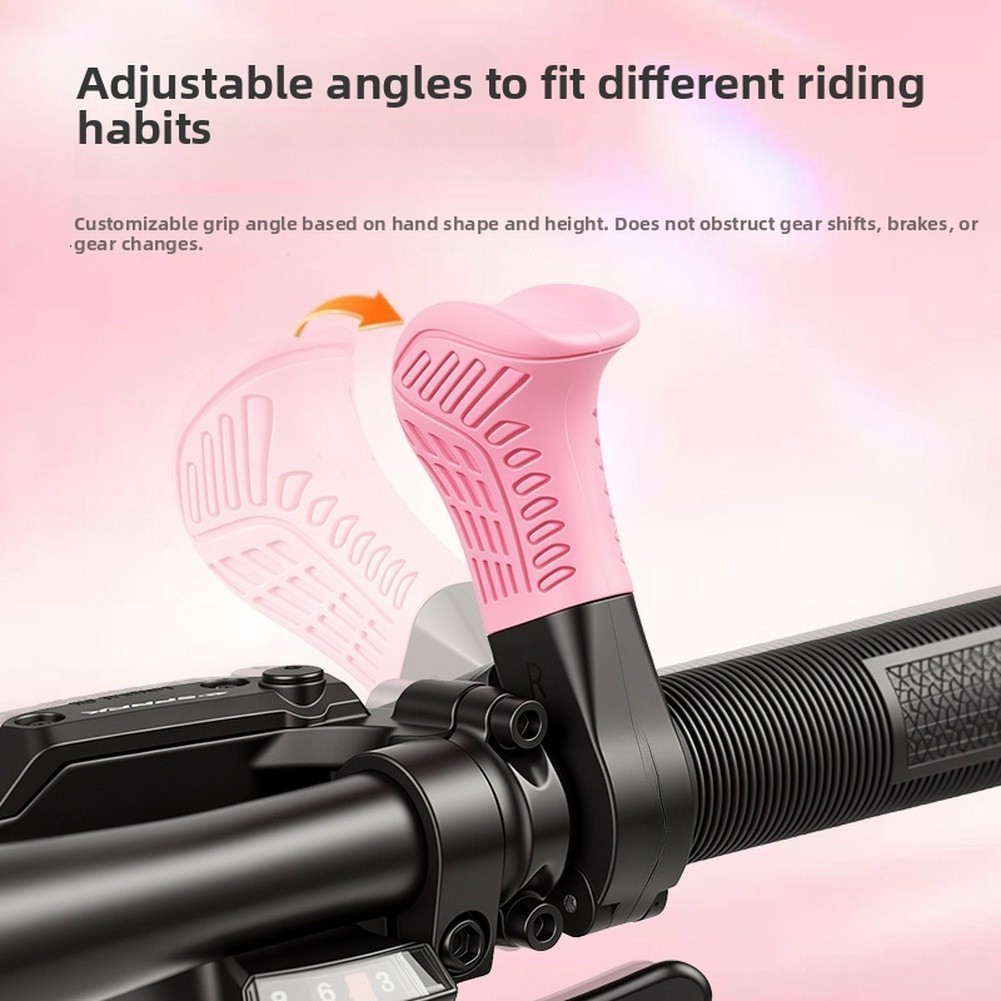 Aluminum Alloy Thumb Grips for Mountain Bike Handlebars 3.74×1.77×1.25inch