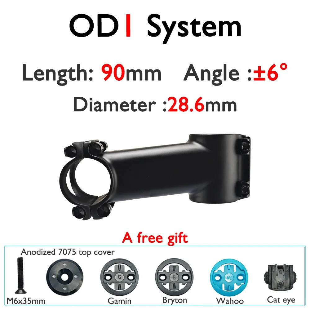 -6 Degrees Carbon Bicycle Riser 60-120mm Bike Computer Stem 28.6/31.8mm