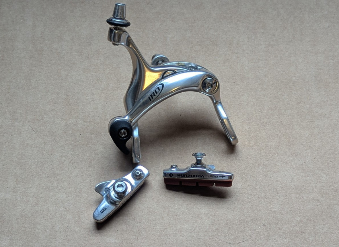 IRD – Front – Road Bike Caliper Brake – B-57 – Silver – Yokozuna Brake Pads