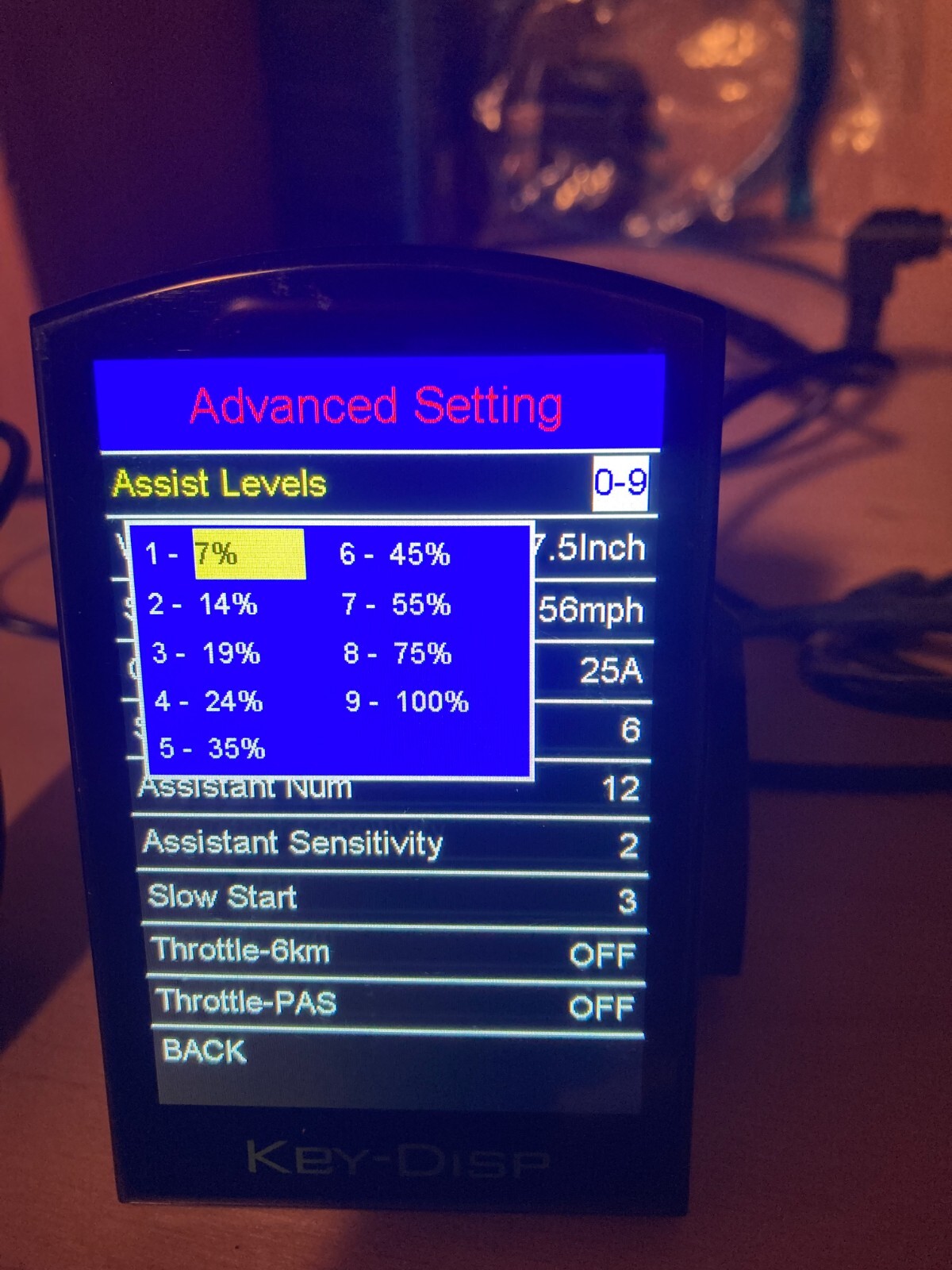 Key-Disp KD986 Color Display for Himiway, KBO, Yamee & More Bluetooth and FindMy