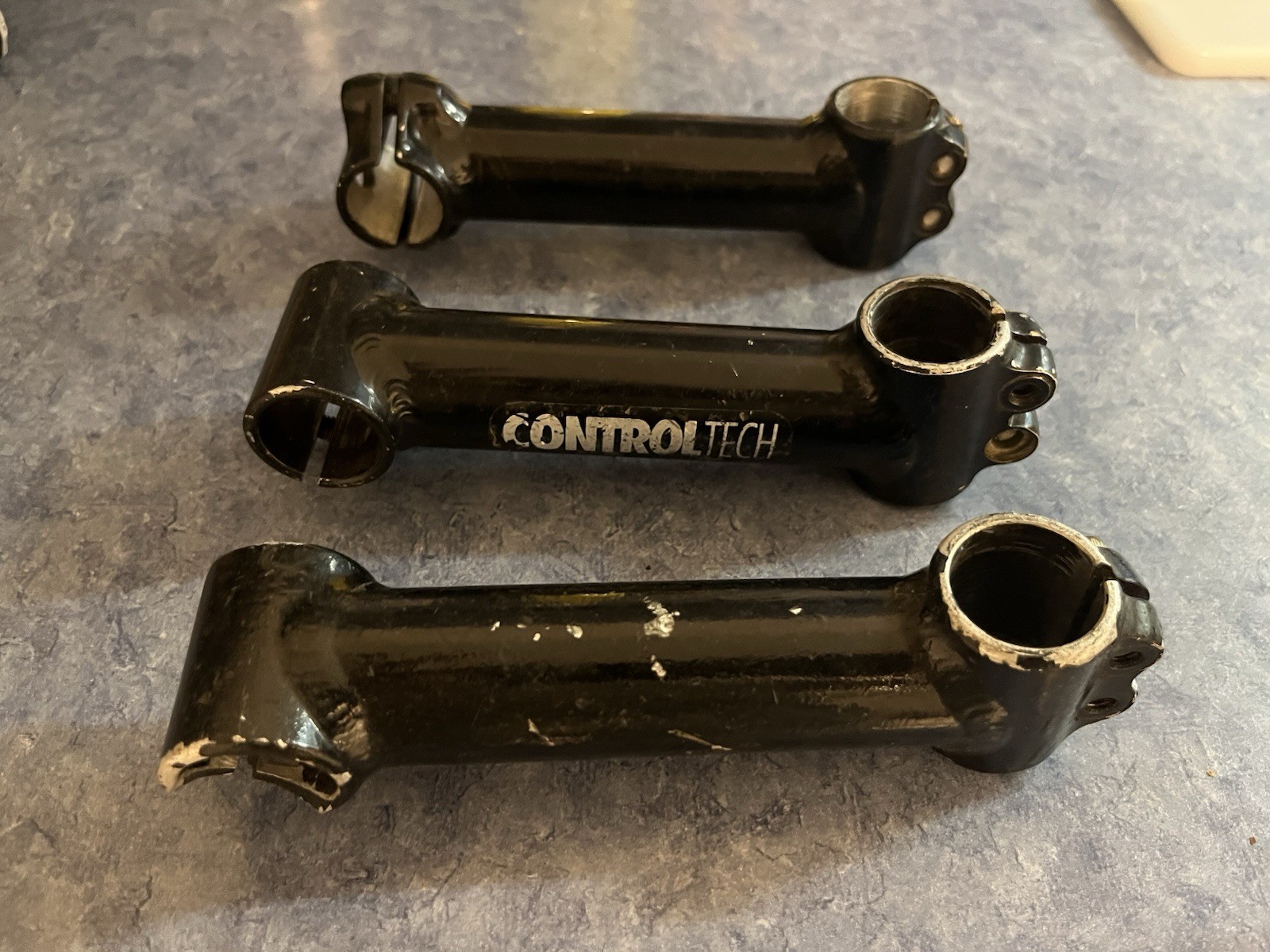 3 Vintage Threadless 1” Steerer Mountain Bike Stems – Control Tech – VRC