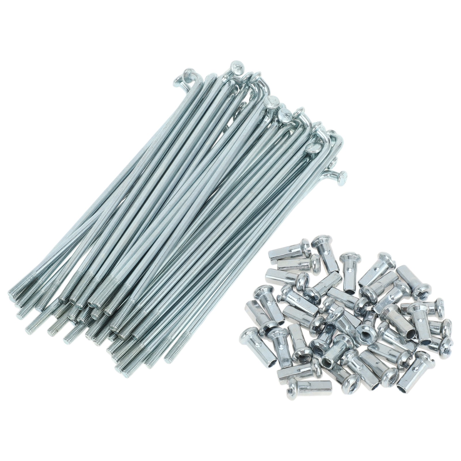 Universal Bike Spokes 12G 89mm for Bicycle, Silver Nipple, 1 Set