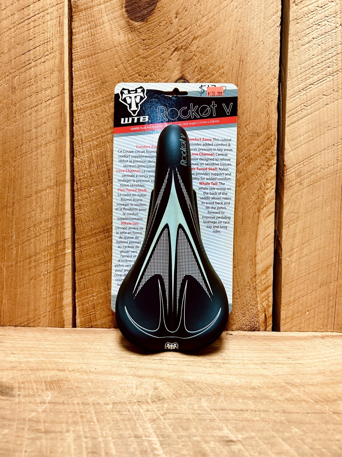 NEW WTB Rocket V Saddle Narrow x Mid-Length (127mm x 258mm)