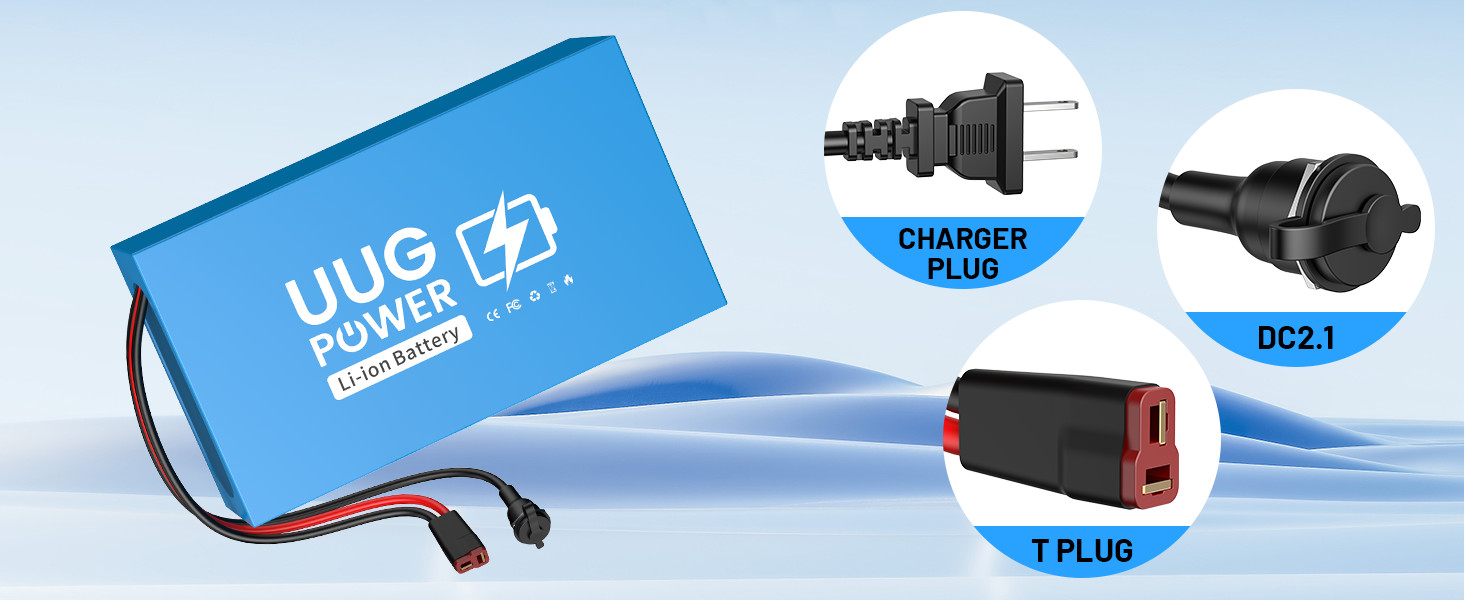 UUG 36V 14Ah Ebike Battery Lithium F o 0W-750W Motor BMS 30A 10s4p