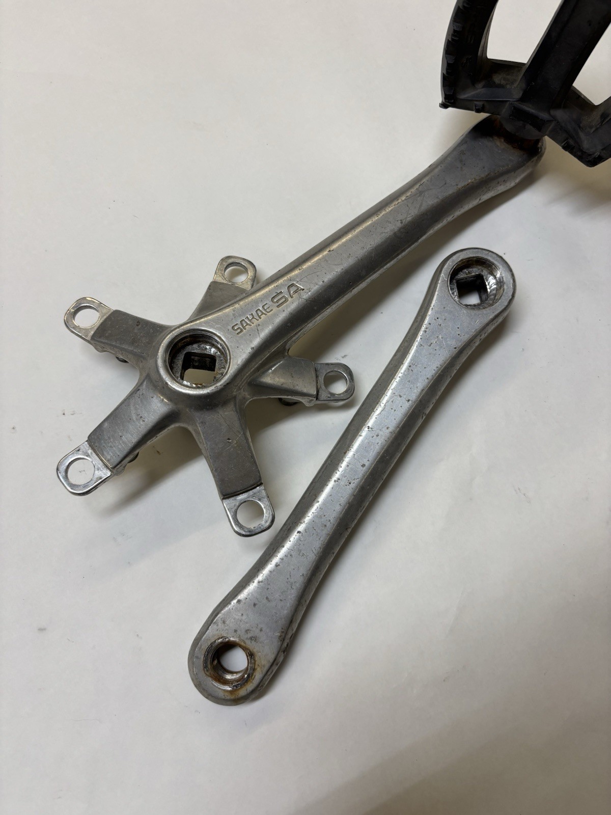 Sakae Sa Crank Arm Set Vintage 175mm 110/74bcd vintage square taper.