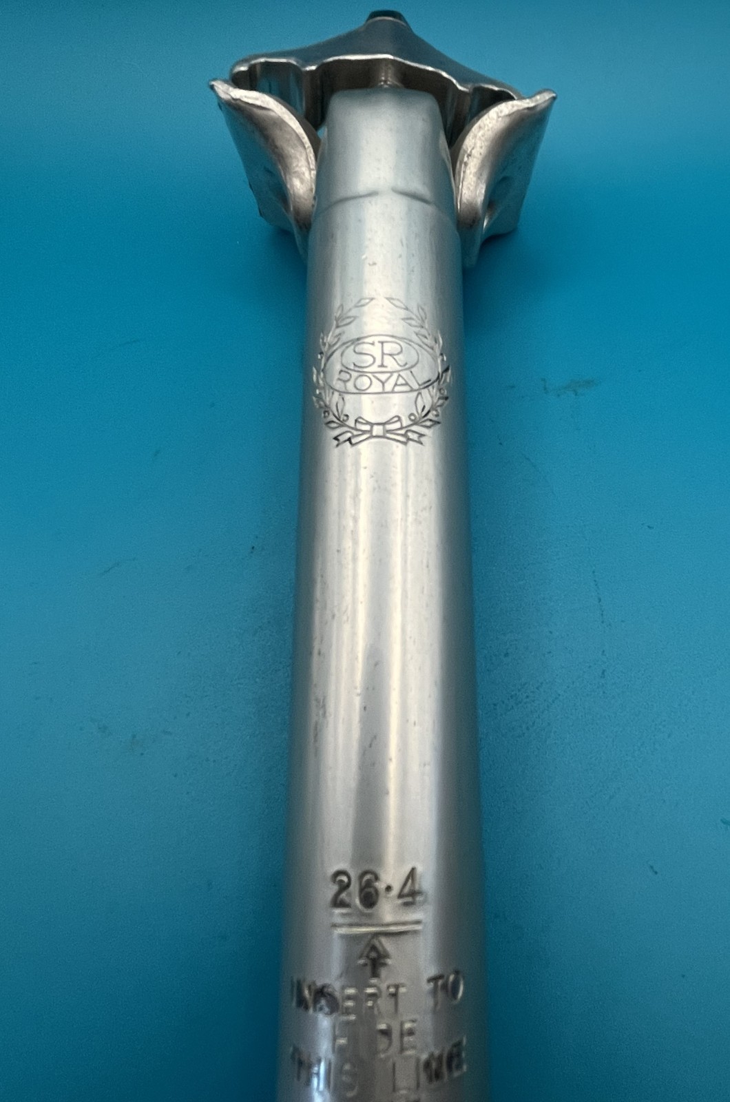 (7Q) Vintage SR Royal Seatpost 26.4 x 200 mm – Alloy – Campy copy – Japan
