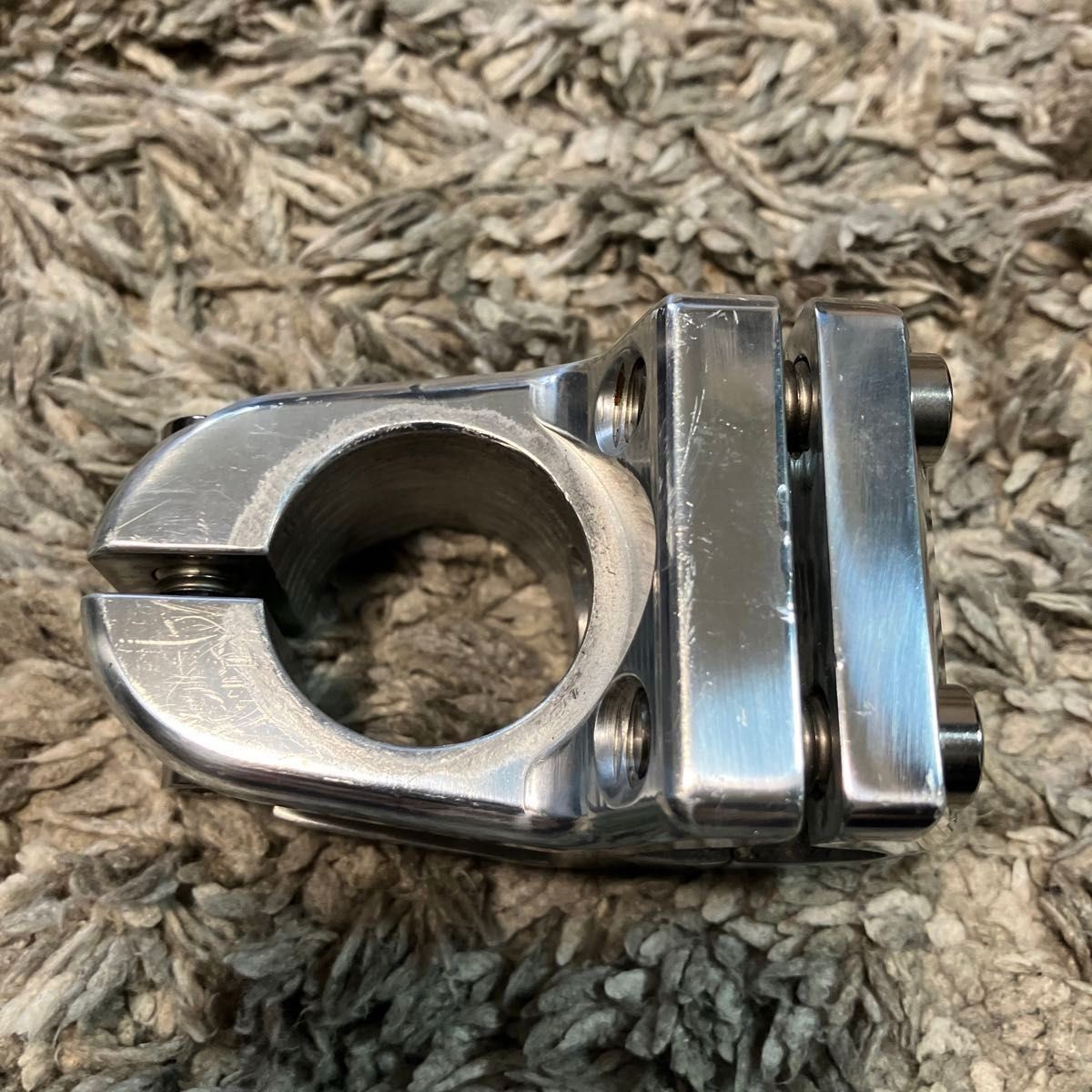 Arestic AG Stem BMX Titanium Bolt 30mm Reach Polished Used