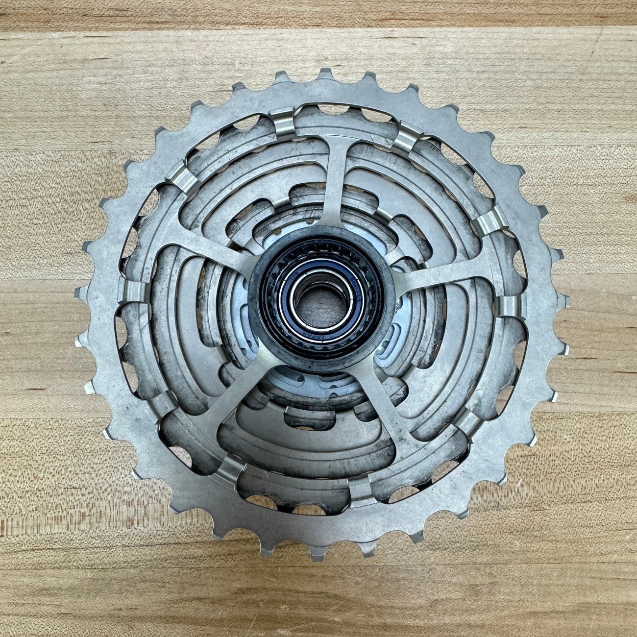 Low Mile! Campagnolo Super Record 12 11-32t 12-Speed Cassette «Light Wear» 292g