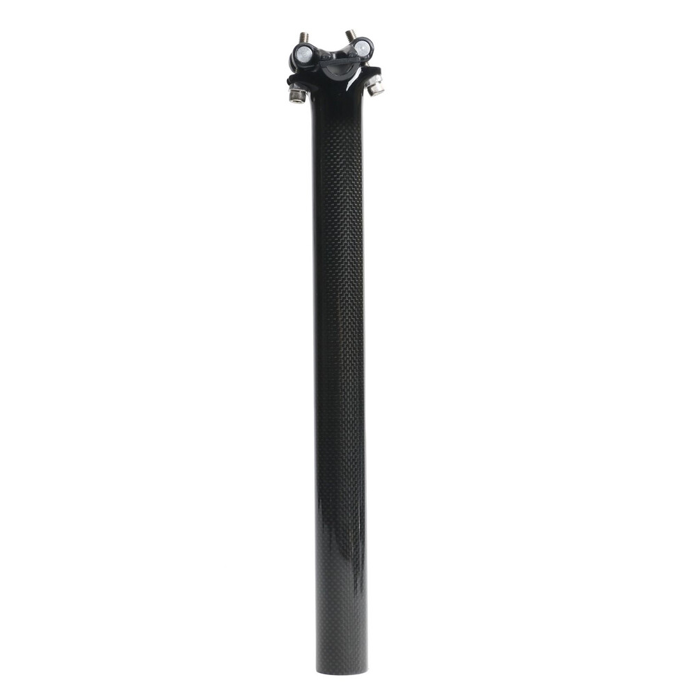U 3K Carbon Fiber MTB Bike Seatpost Road Bicycle Seat Tube 25.4/27.2/30.8/31.6mm