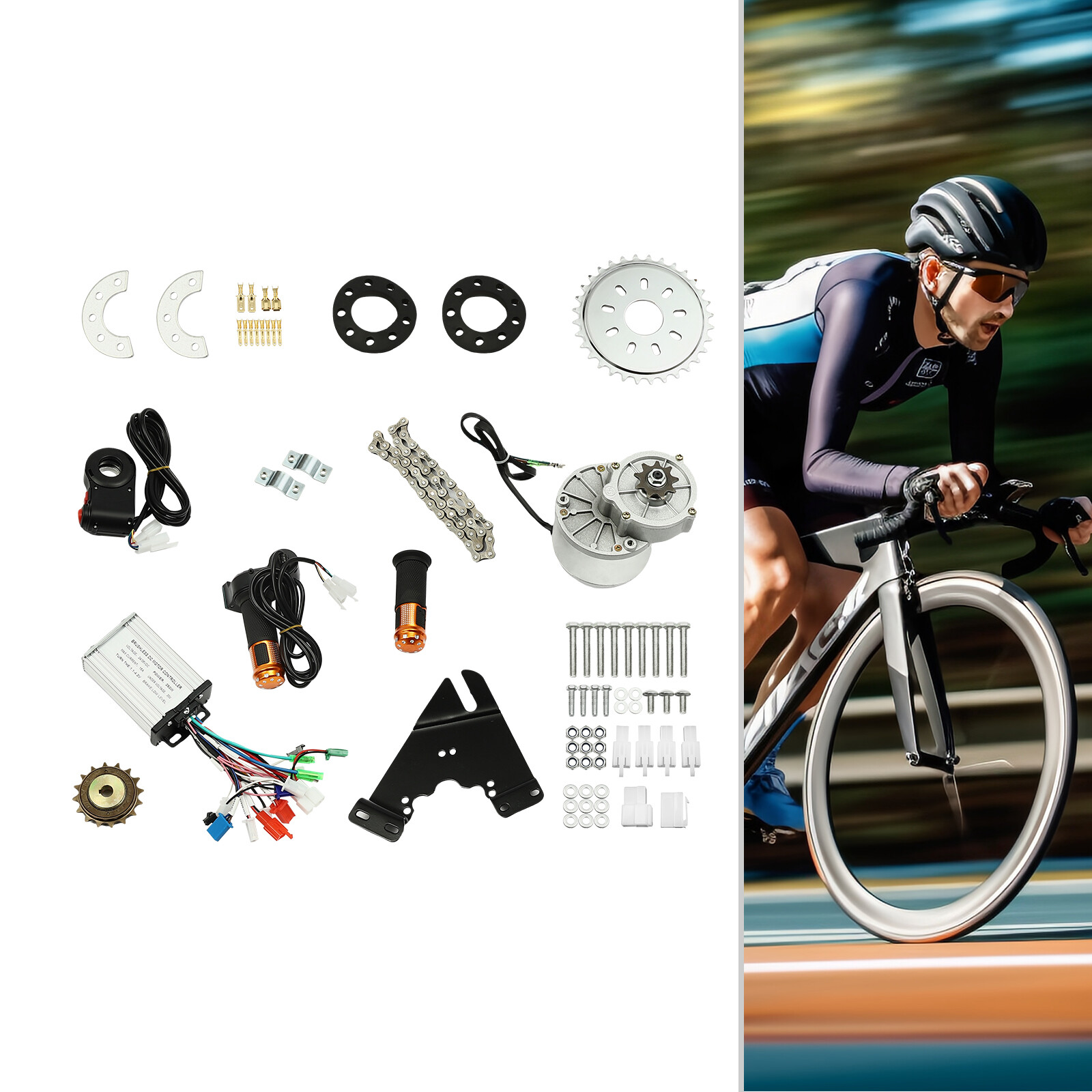 Electric Bicycle Motor Kit Electric Bike Conversion Conversion Installation Kit