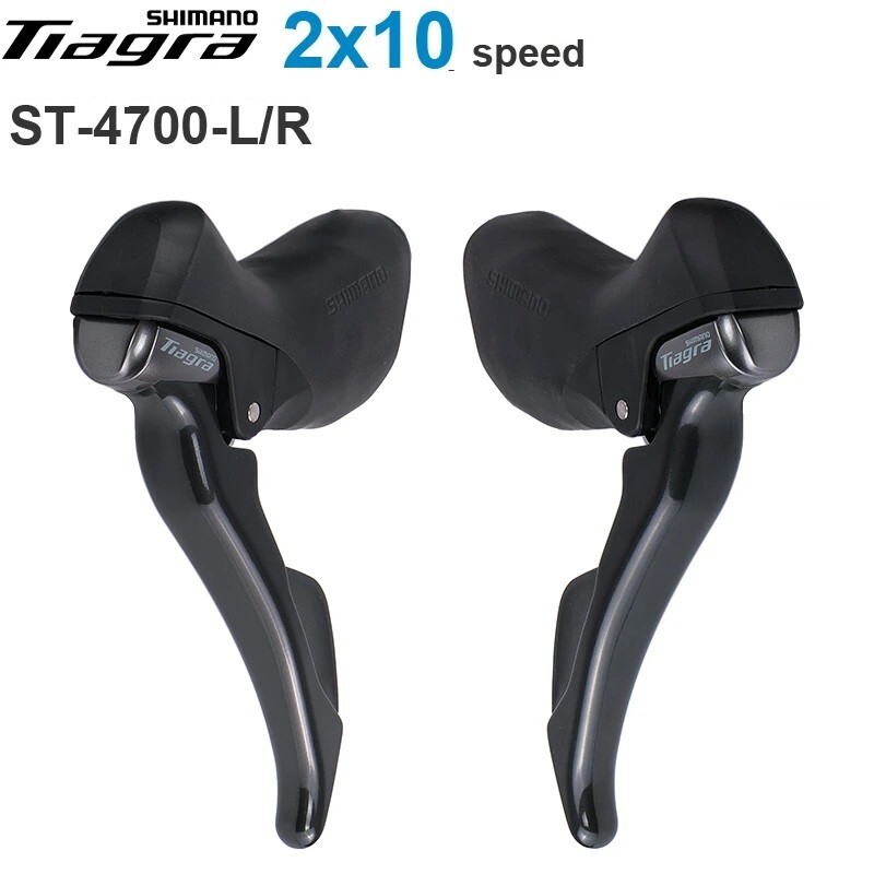 Shimano Tiagra ST-4700 STI-2×10-speed Road Shifter Set-Left&Right for Rim Brakes