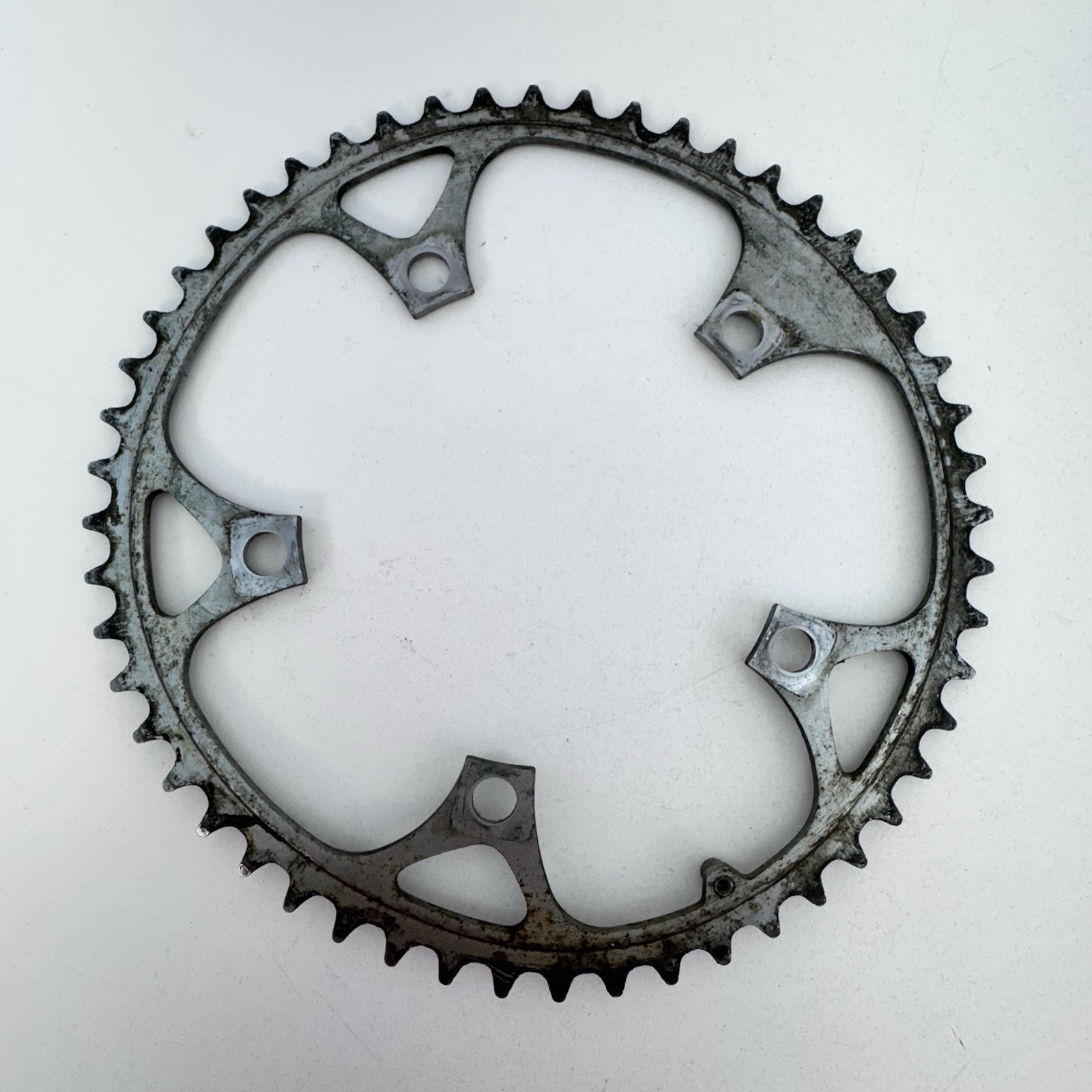 Vintage Shimano Biopace 52t Chainring 600 52 Tooth 130 BCD Silver Oval 80s A22