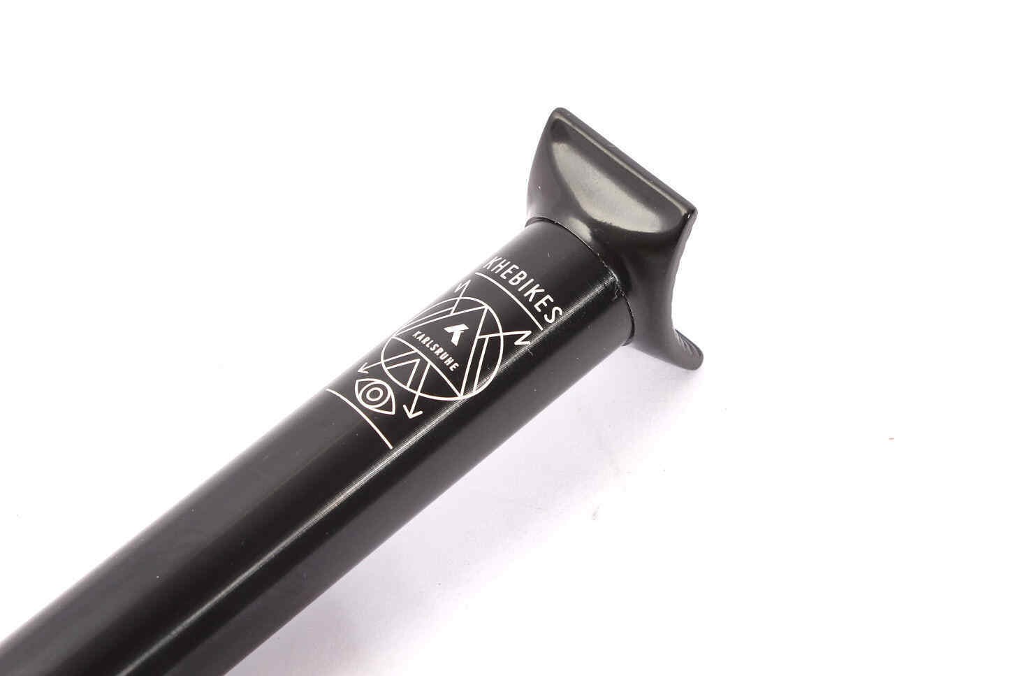 KHE Pivotal Seat Post 360mm Black – 25.4mm Alloy | 218g | Flatland BMX