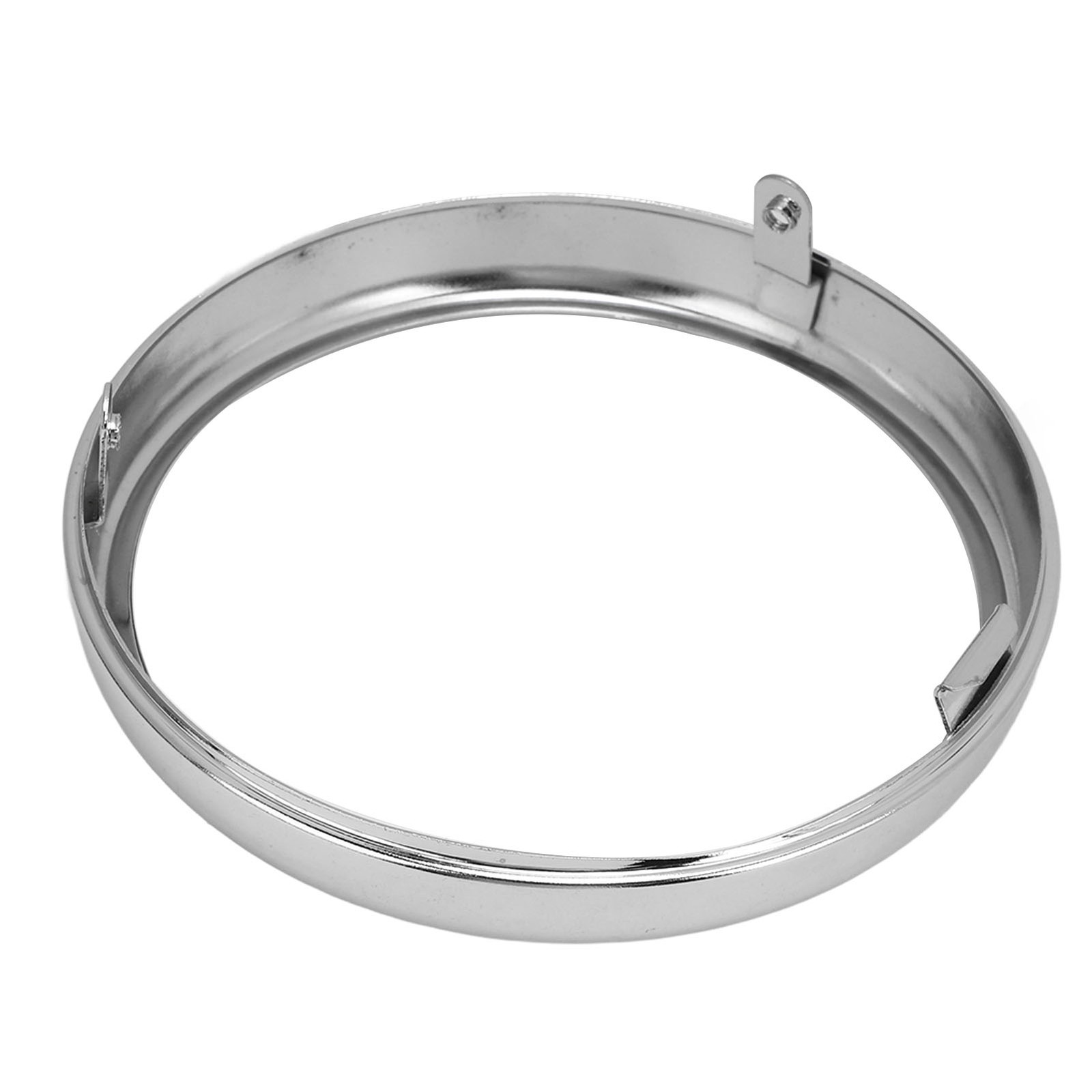6in Motorcycle Headlight Ring Stylish Chrome Plated Smooth Surface Aluminum UIUW