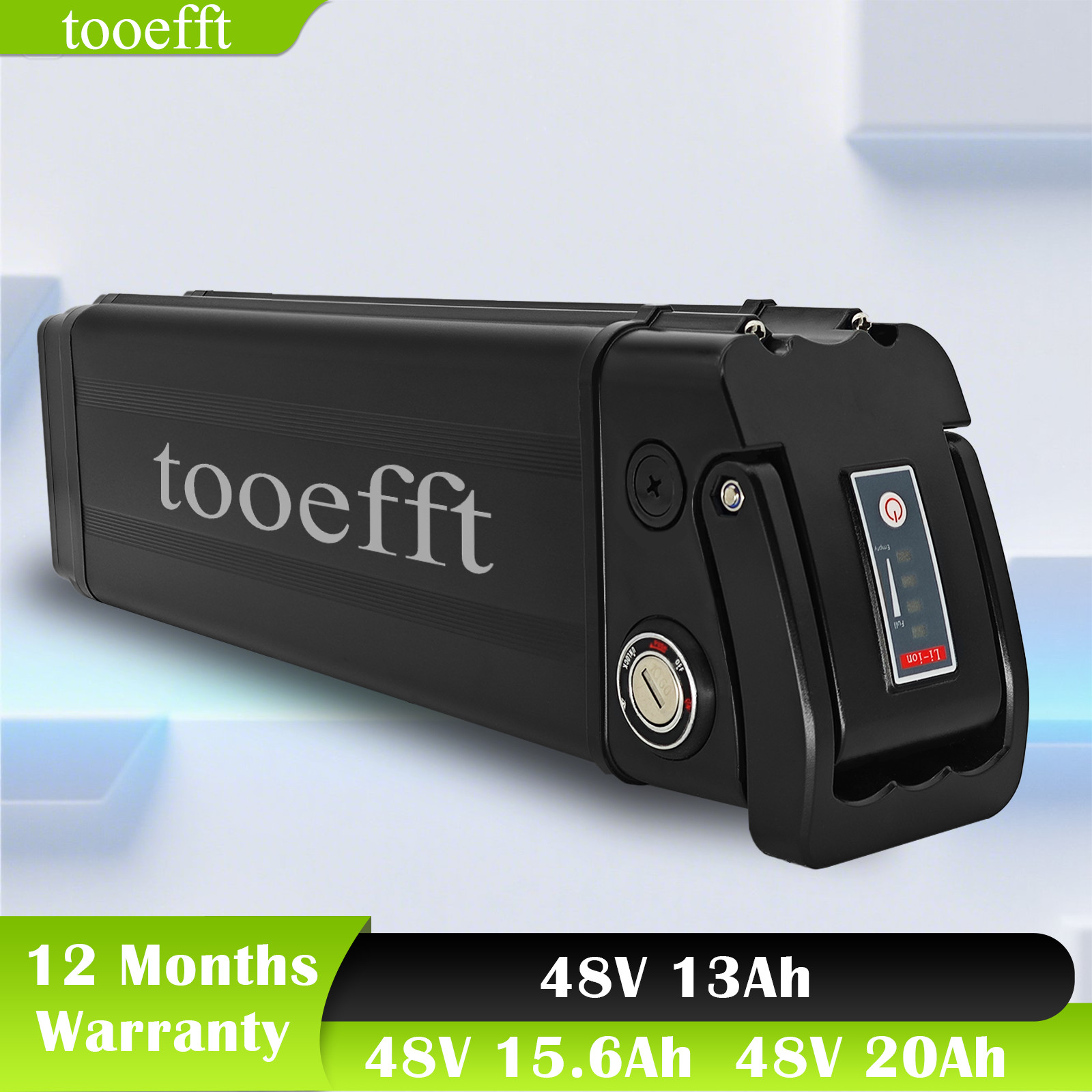 tooefft Electric Bicycle Battery 48V 13Ah 20Ah for Heybike Mars Ranger ebike