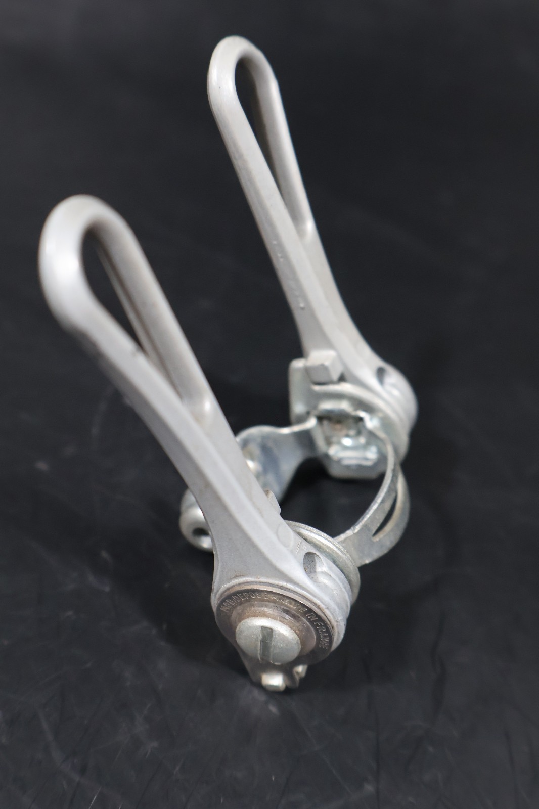 SIMPLEX CLAMP-ON DOWN TUBE FRICTION SHIFTERS GRAY – PEUGEOT VINTAGE 28.6 EROICA