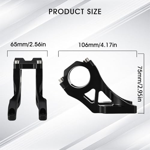7075 Aluminum Alloy Handlebar Riser CNC Second Generation Handle Bar Mount