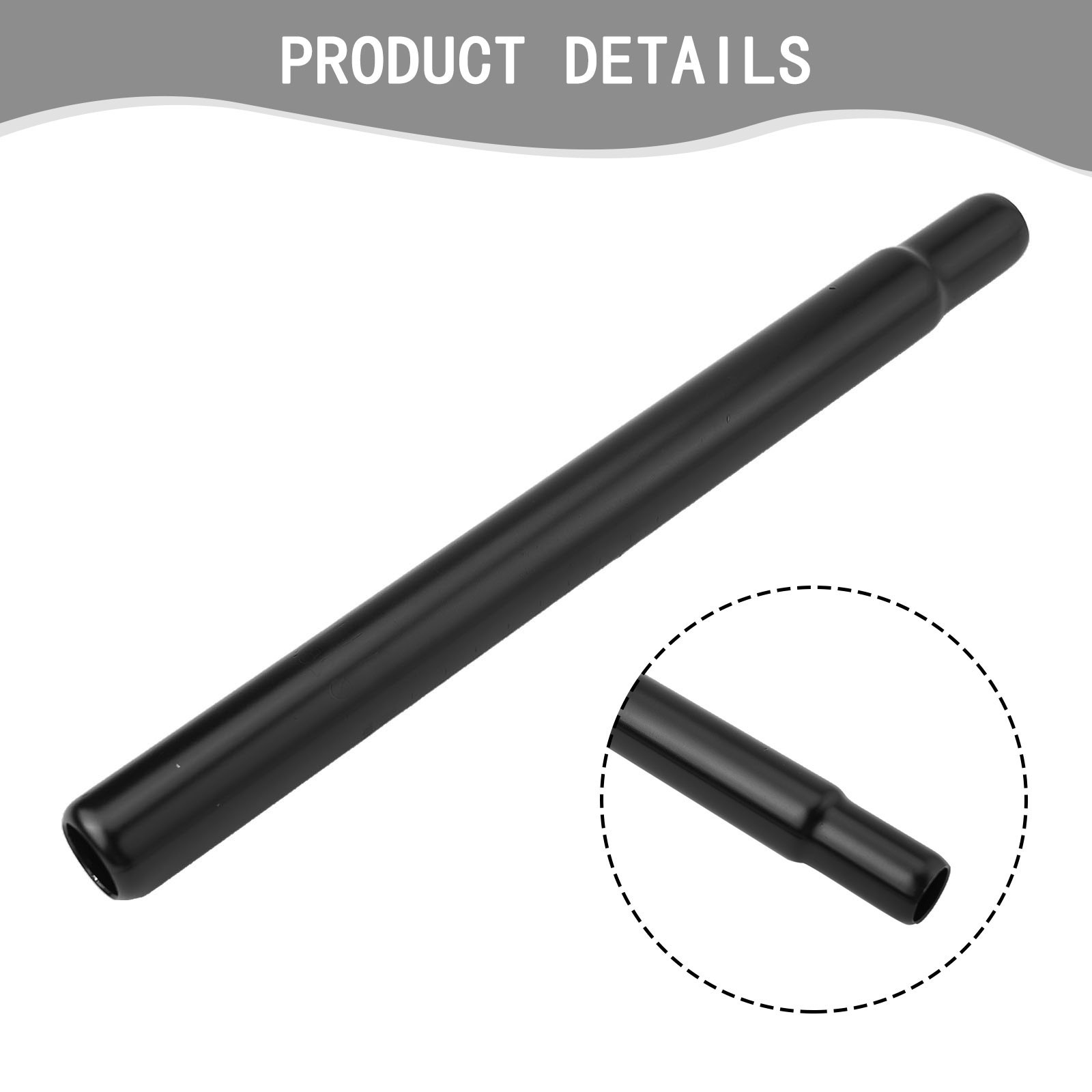 High Hardness Carbon Steel Bike Seatpost Adjustable Softness Fine Workmanship