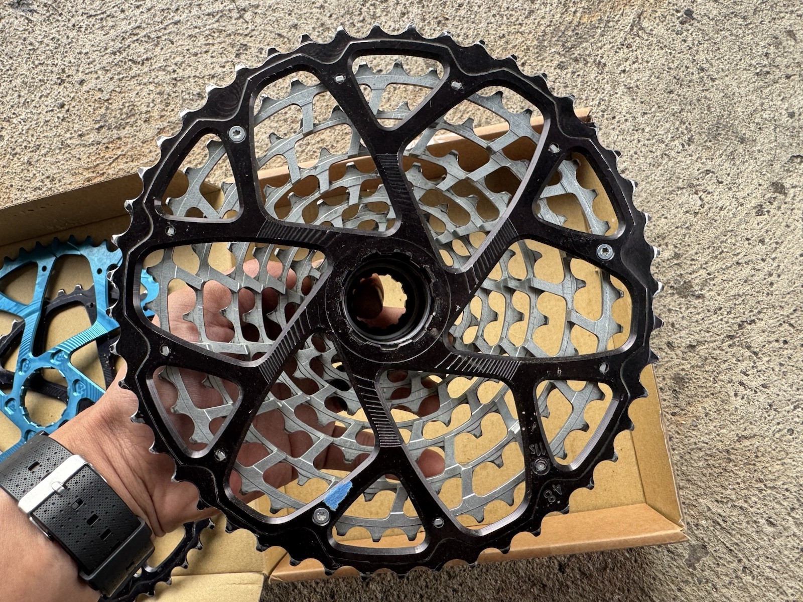 Garbaruk Wide-Range 11 Speed Cassette SRAM XD 10-48 + Extra Cogs 46 XX1 299g