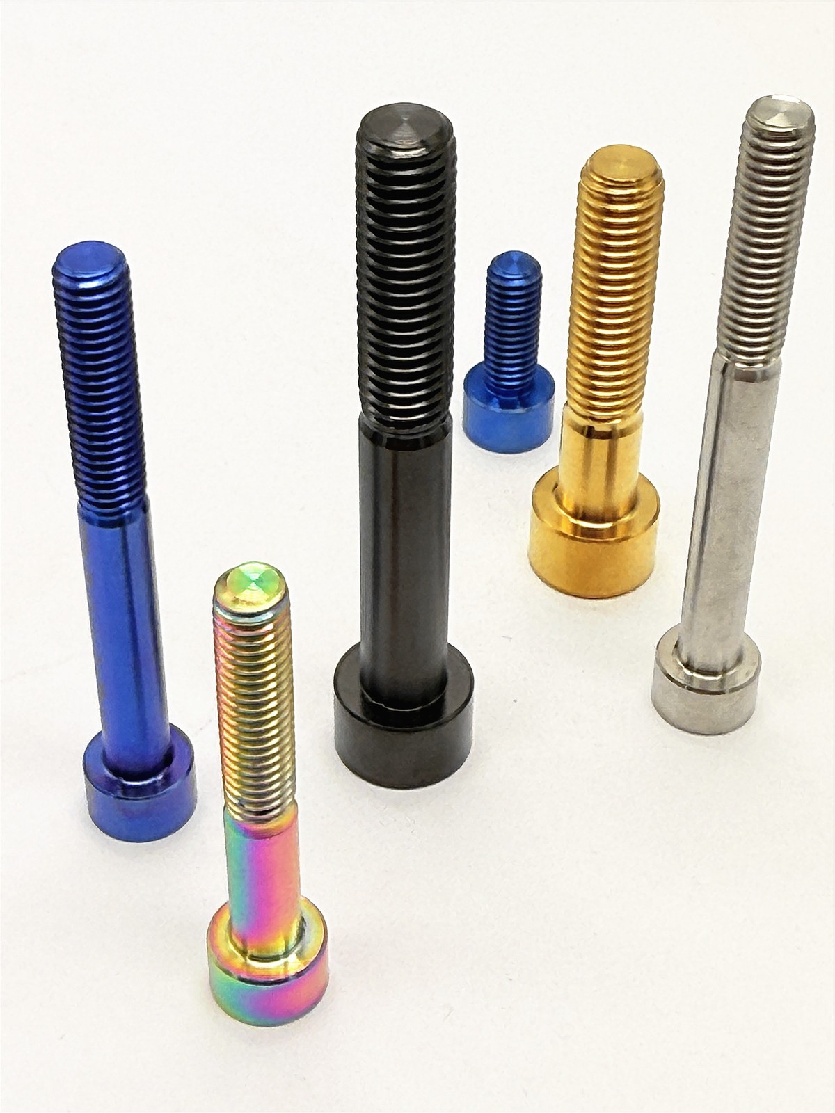 Titanium Bolt M8x15 20 25 30 35 40 45 50 60 70mm Socket Cap Hex Allen Ti Screws