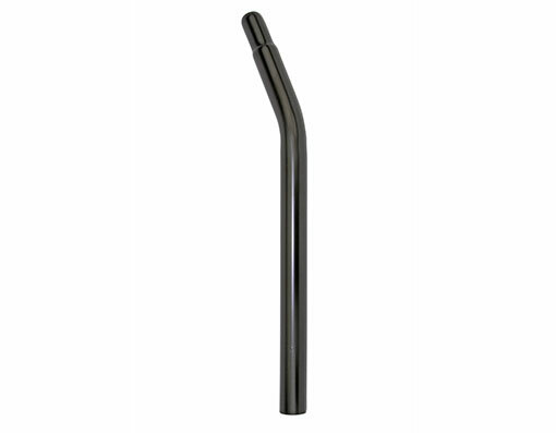 ORIGINAL 400MM LONG STEEL SEATPOST PILAR 25.4MM W/O SUPPORT IN BLACK OR CHROME.