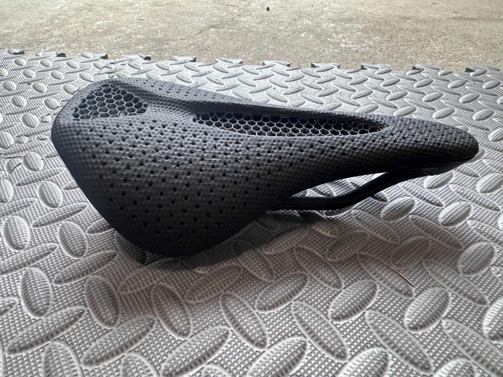 Specialized S-Works Power Saddle with Mirror 3D Printed 143mm Carbon Fiber Rails
