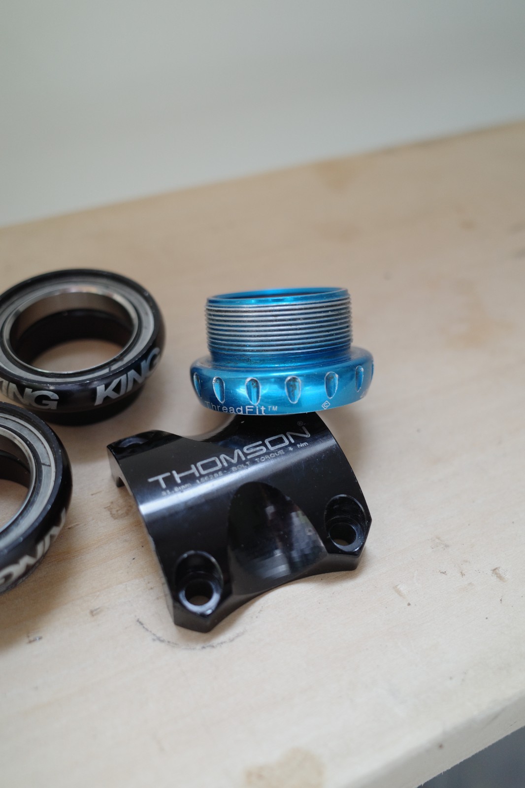 Lot of Chris King Headset 1- 1/8″ Thomson Faceplate Parts