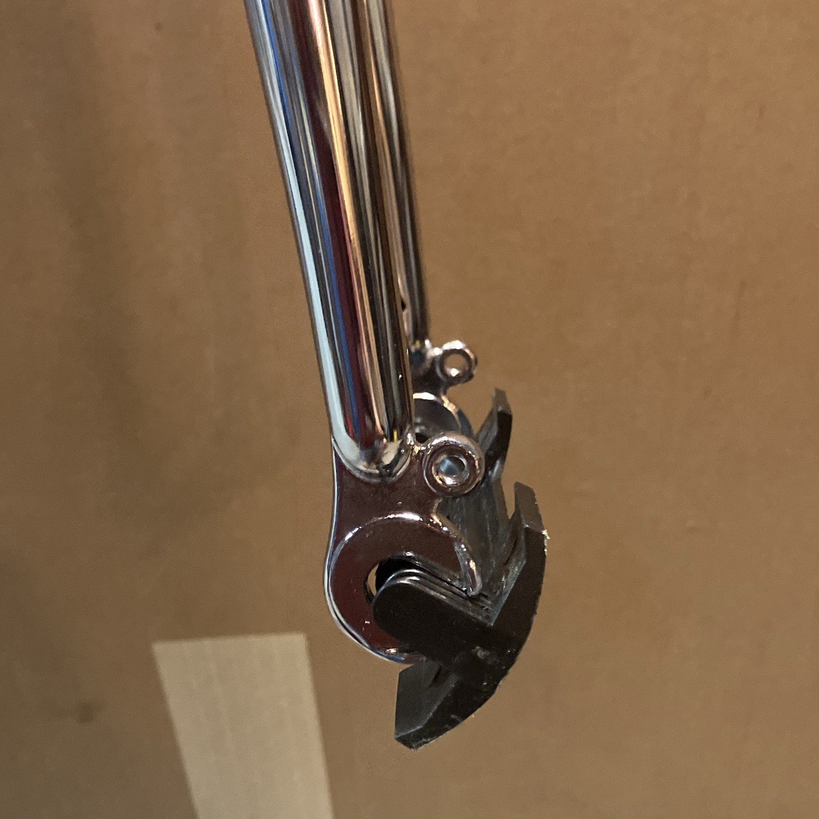 Silver Steel Rigid 26 in Bicycle Fork, 1 in Threaded Steerer, Cruiser